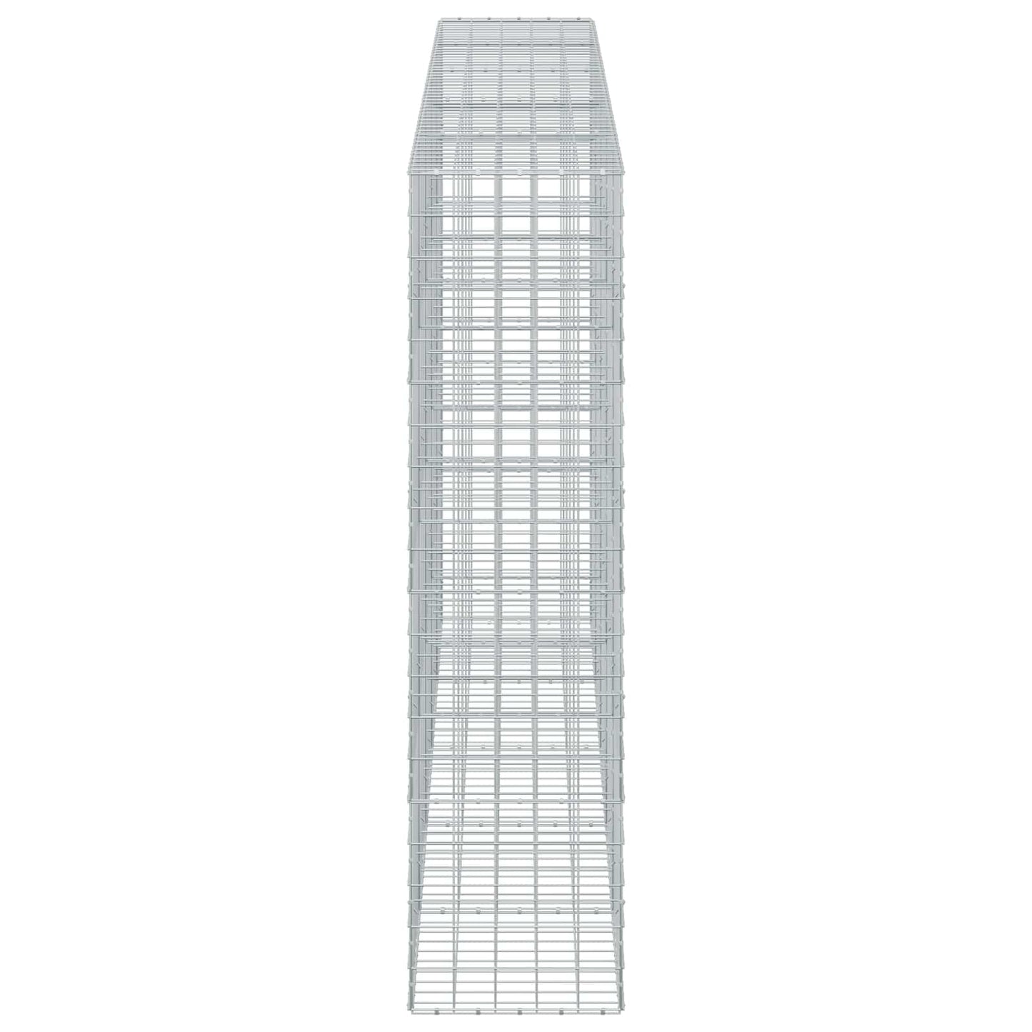 vidaXL Γκαμπιόν με σύρμα 5 mm και πλέγμα 10x10 cm 500x50x200 εκ