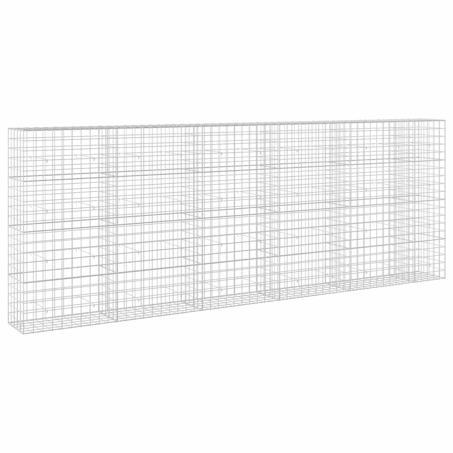 vidaXL Γκαμπιόν με σύρμα 5 mm και πλέγμα 10x10 cm 550x50x200 εκ.