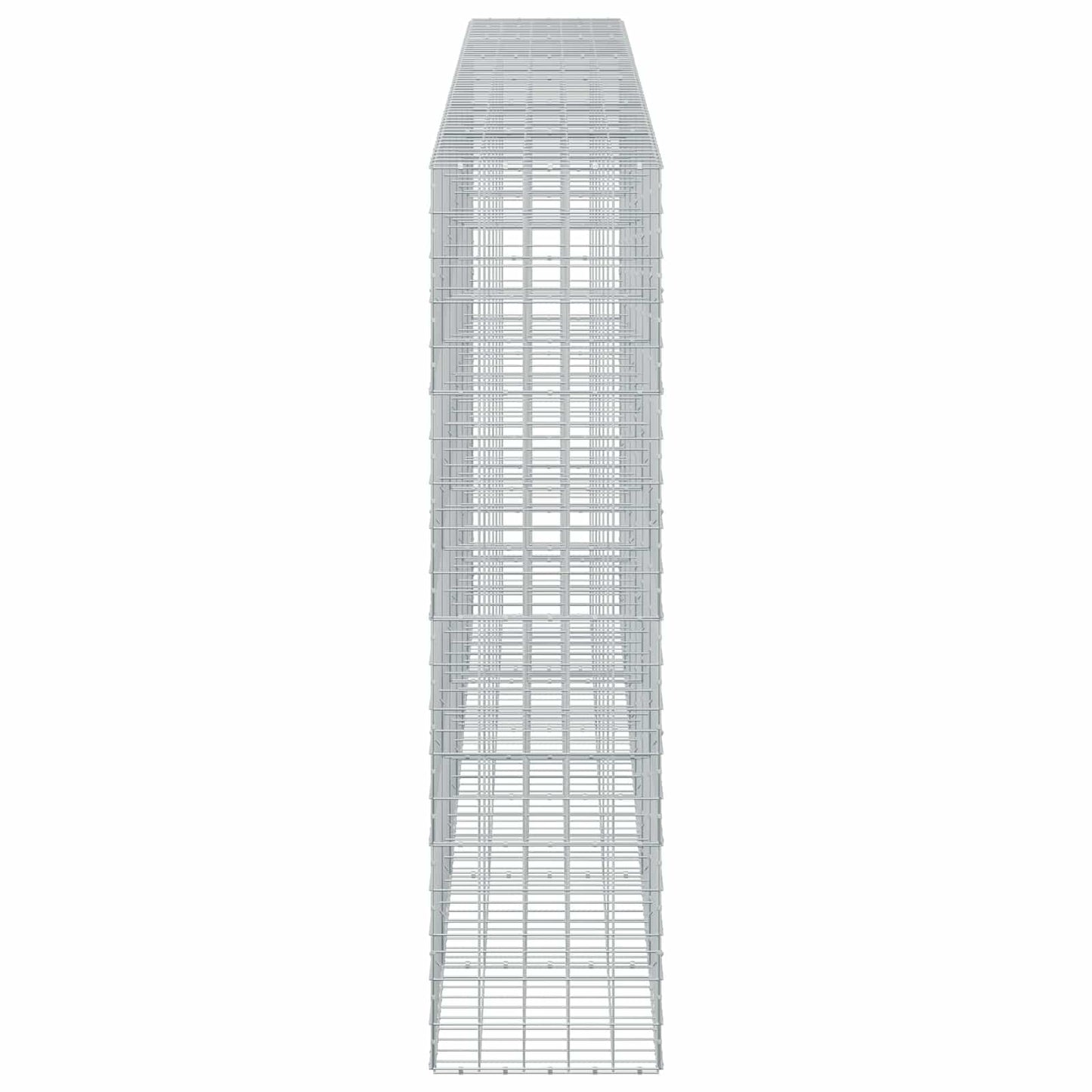 vidaXL Γκαμπιόν με σύρμα 5 mm και πλέγμα 10x10 cm 600x50x200 εκ