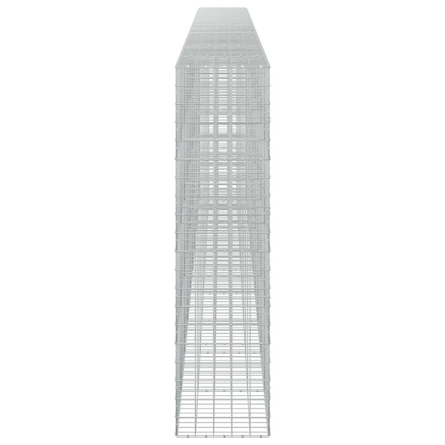 vidaXL Γκαμπιόν με σύρμα 5 mm και πλέγμα 10x10 cm 950x50x200 εκ