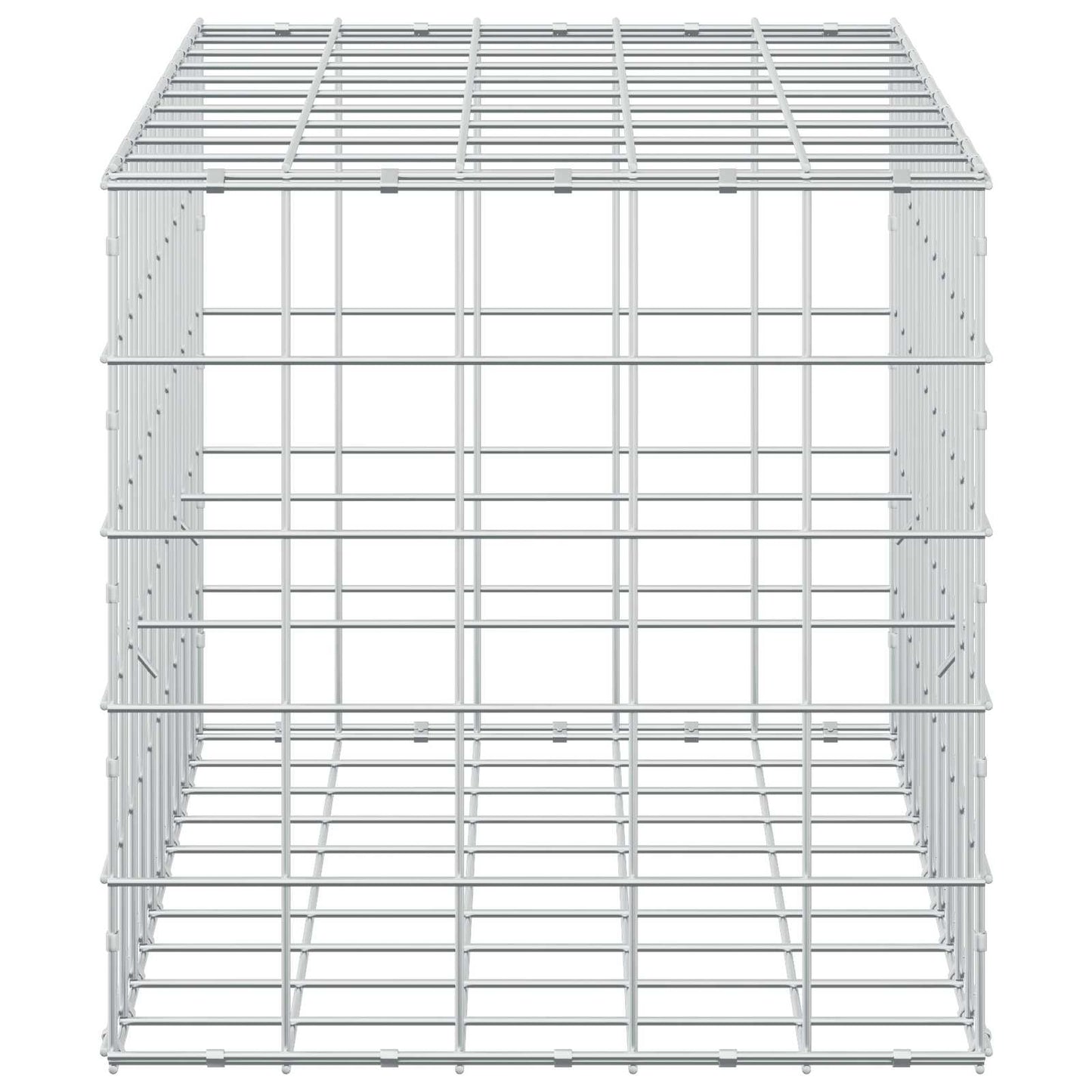vidaXL Γκαμπιόν με σύρμα 5 mm και πλέγμα 10x10 cm 50x100x50 εκ
