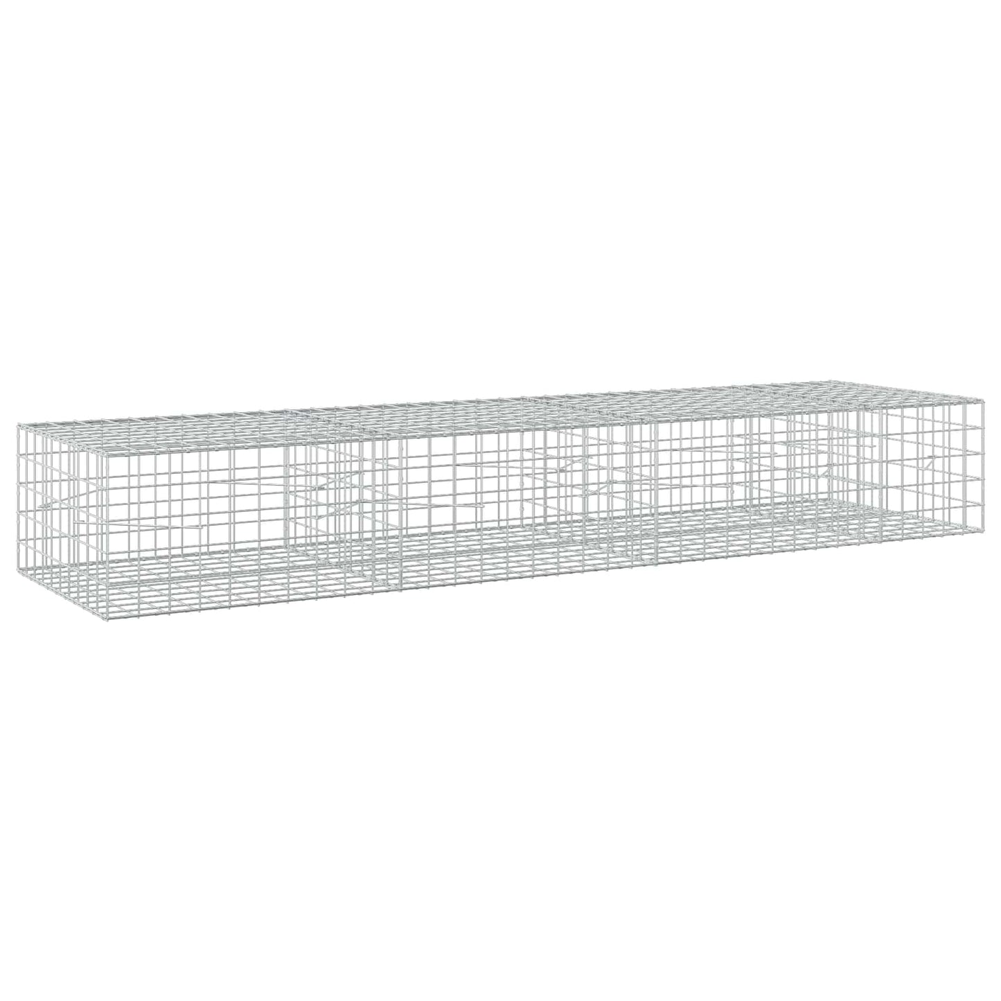 vidaXL Γκαμπιόν με σύρμα 5 mm και πλέγμα 10x10 cm 350x100x50 εκ.