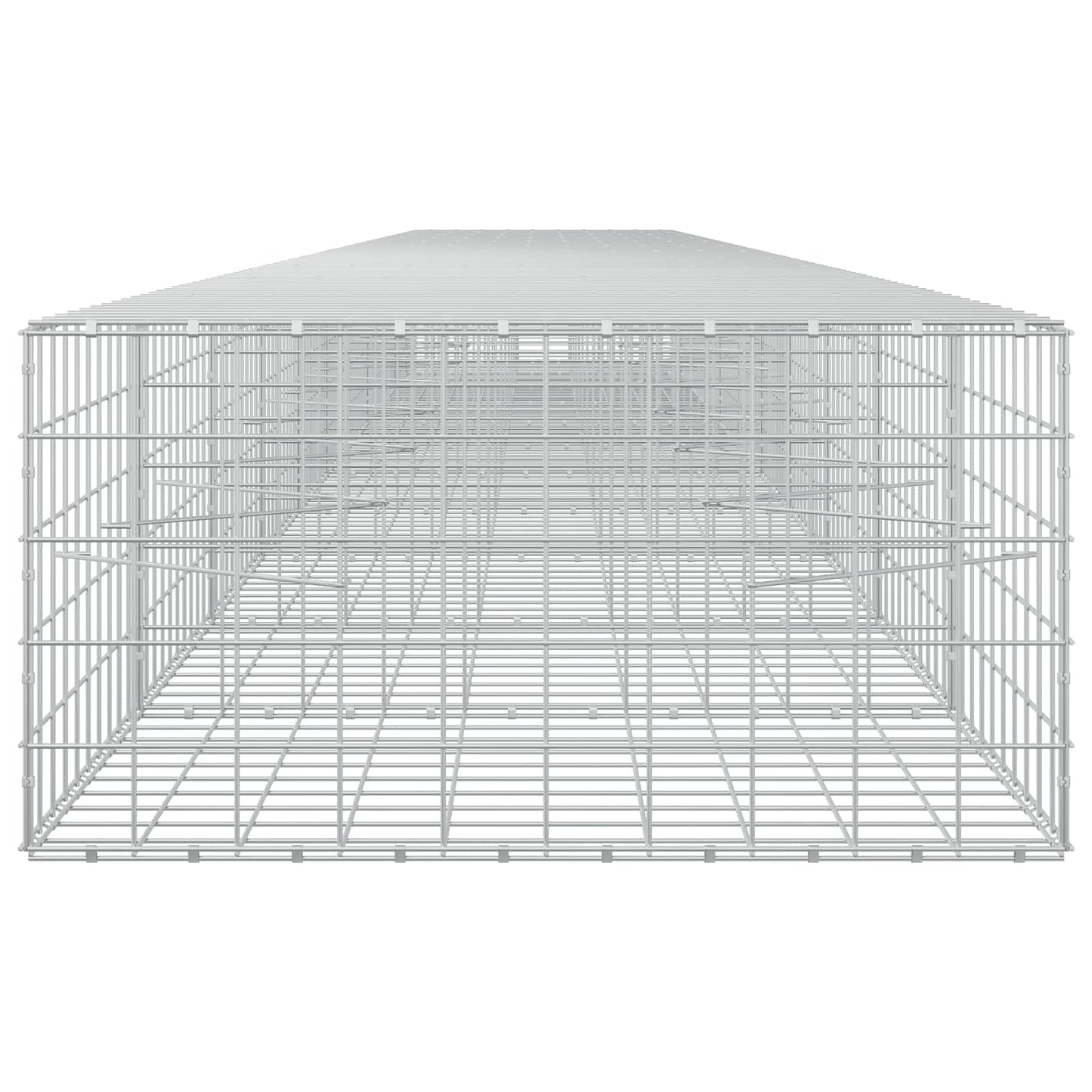 vidaXL Γκαμπιόν με σύρμα 5 mm και πλέγμα 10x10 cm 1100x100x50 εκ