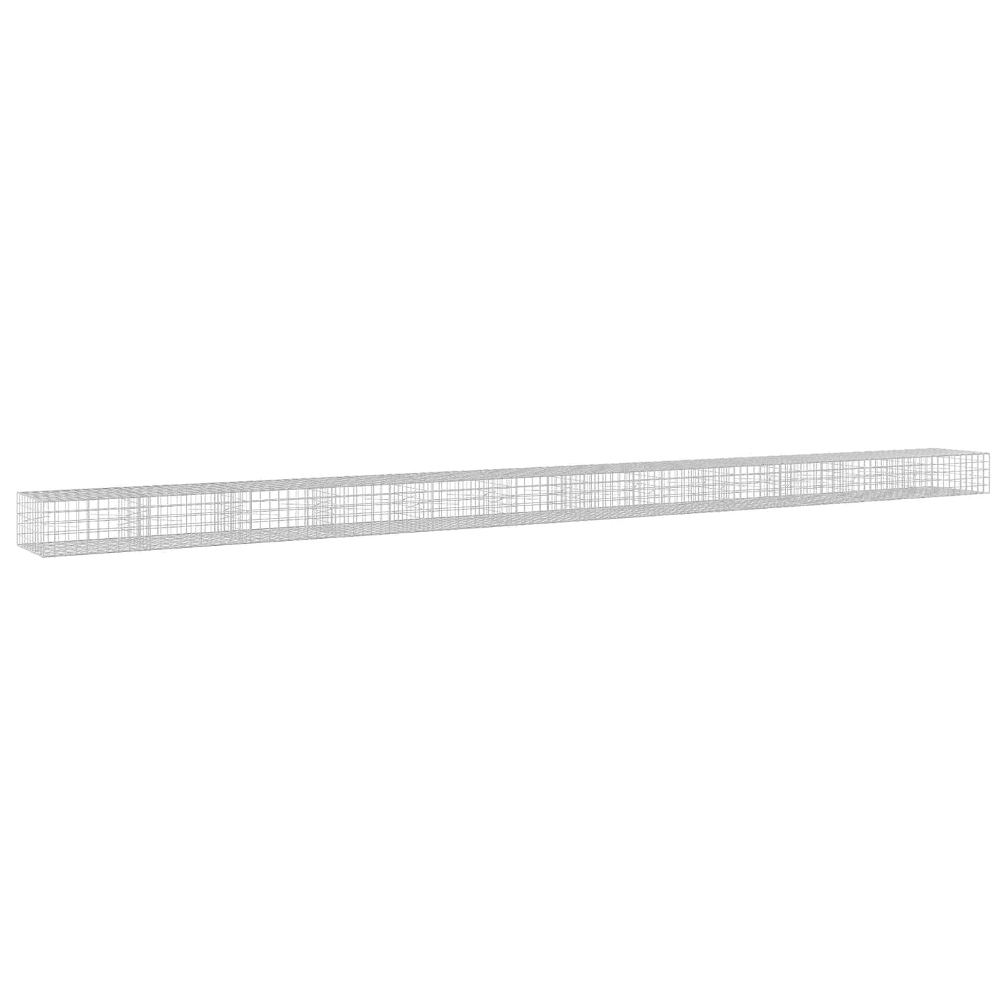 vidaXL Γκαμπιόν με σύρμα 5 mm και πλέγμα 10x10 cm 1200x100x50 εκ