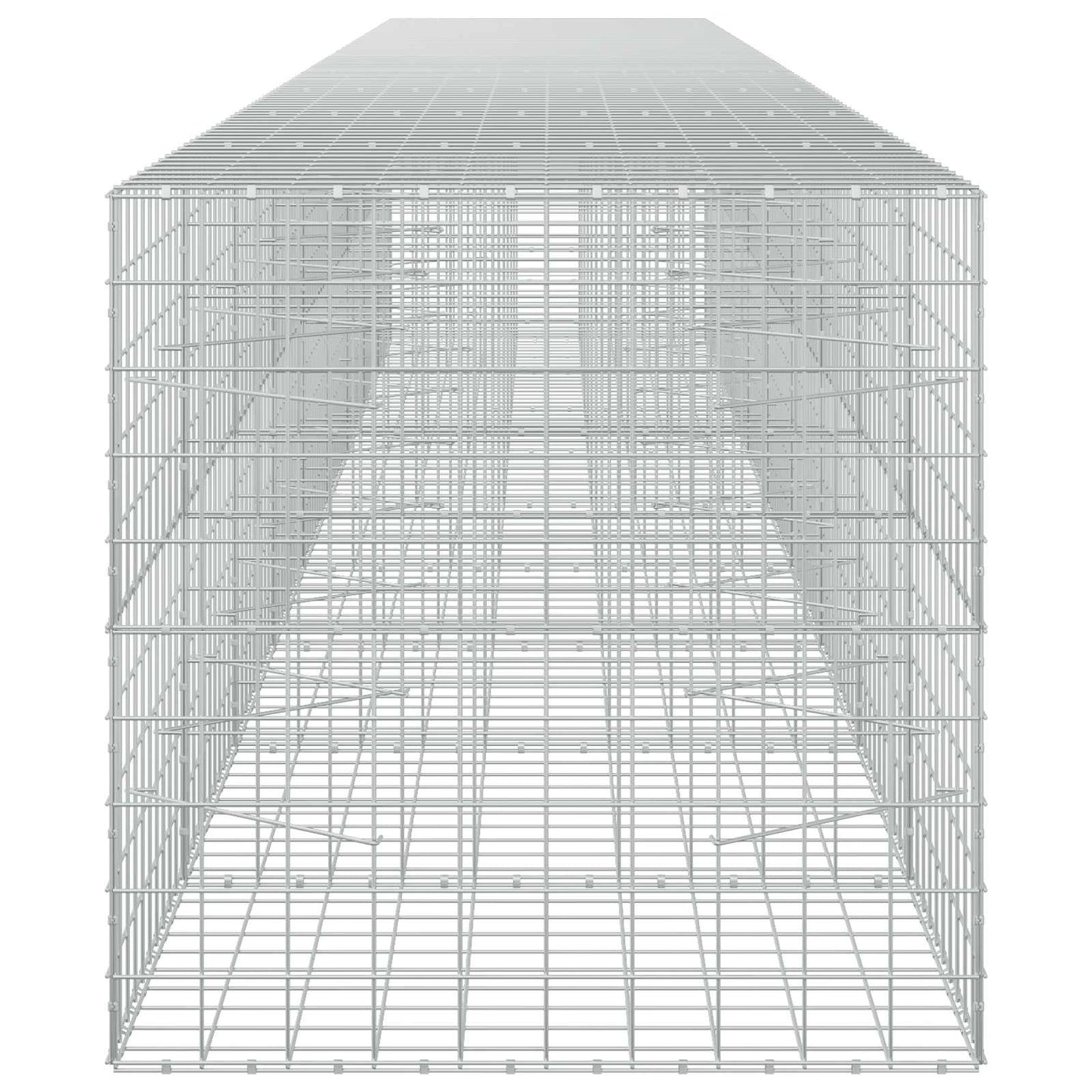 vidaXL Γκαμπιόν με σύρμα 5 mm και πλέγμα 10x10 cm 900x100x100 εκ