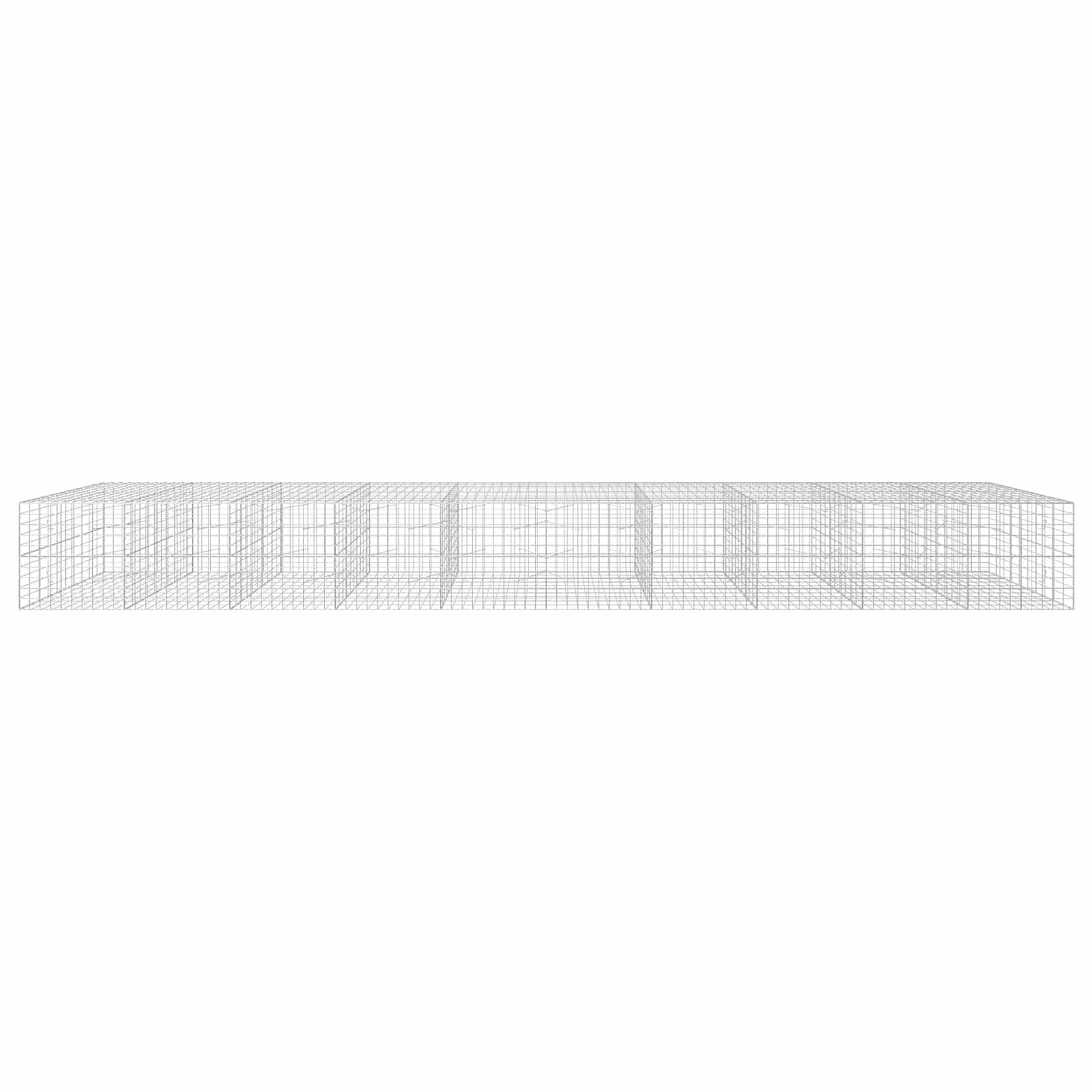 vidaXL Γκαμπιόν με σύρμα 5 mm και πλέγμα 10x10 cm 1000x100x100 εκ.