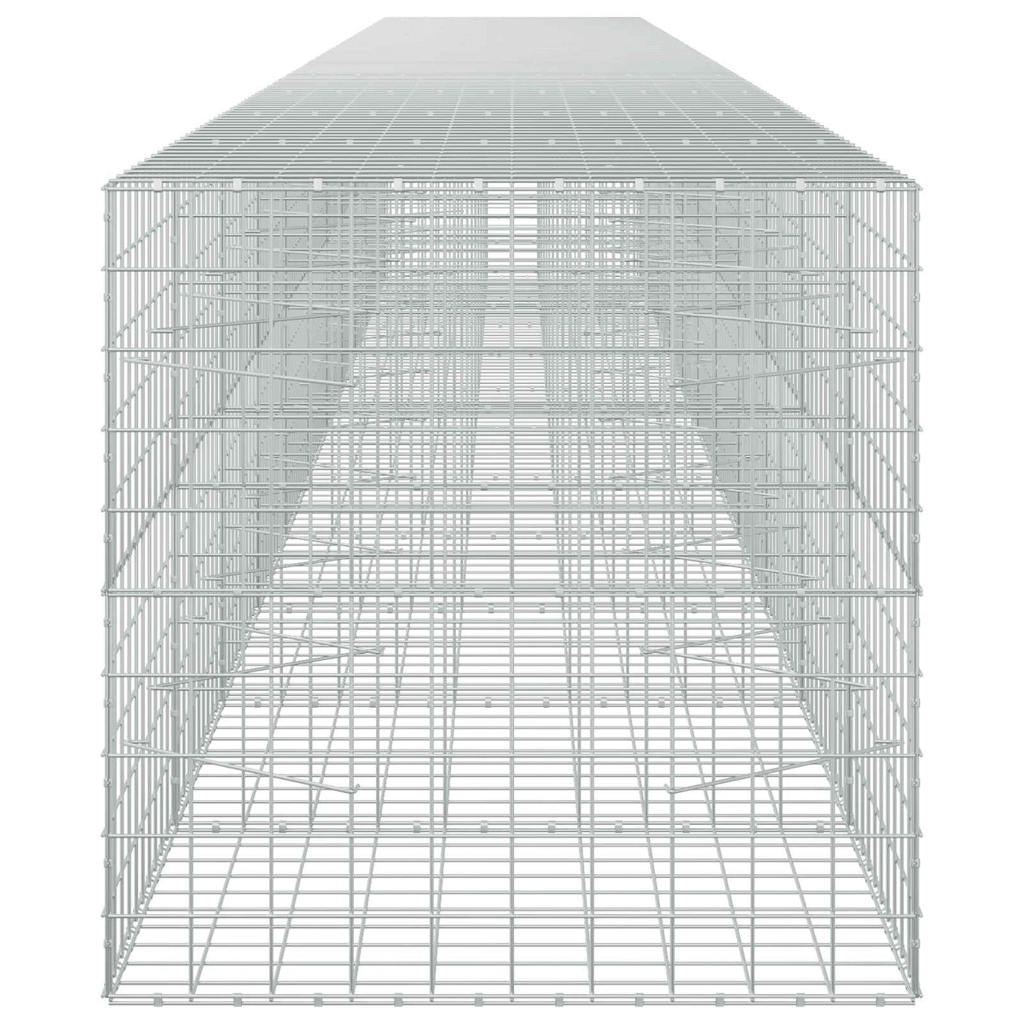 vidaXL Γκαμπιόν με σύρμα 5 mm και πλέγμα 10x10 cm 1100x100x100 εκ