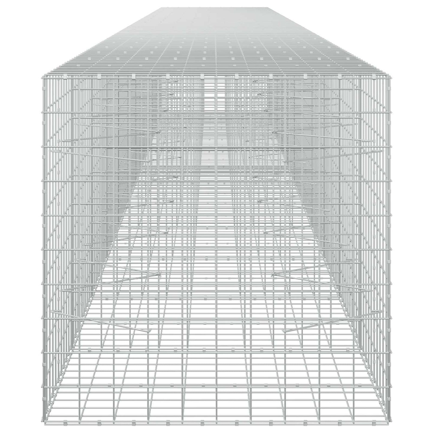 vidaXL Γκαμπιόν με σύρμα 5 mm και πλέγμα 10x10 cm 1150x100x100 εκ.