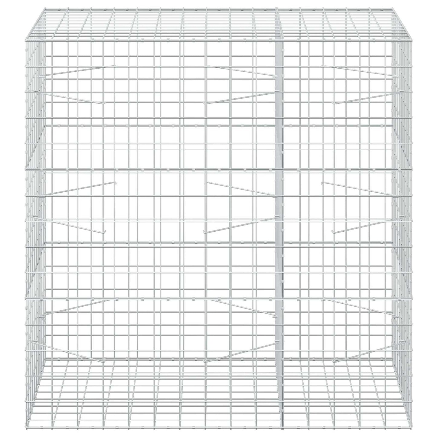 vidaXL Γκαμπιόν με σύρμα 5 mm και πλέγμα 10x10 cm 150x100x150 εκ.