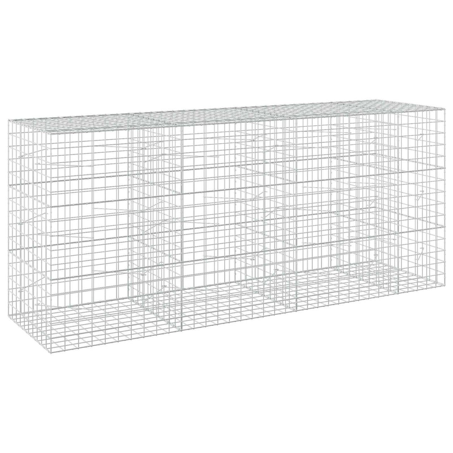 vidaXL Γκαμπιόν με σύρμα 5 mm και πλέγμα 10x10 cm 350x100x150 εκ.