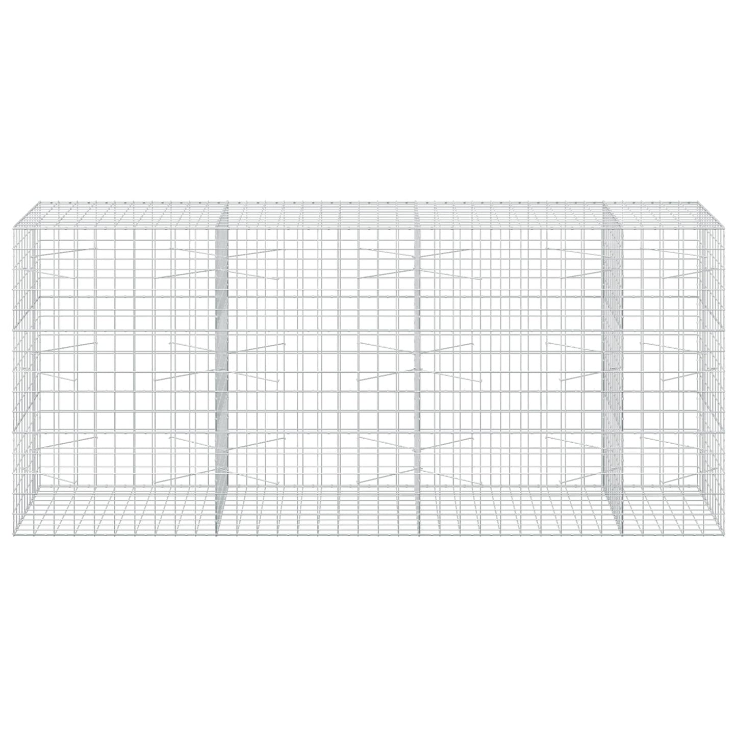 vidaXL Γκαμπιόν με σύρμα 5 mm και πλέγμα 10x10 cm 350x100x150 εκ.
