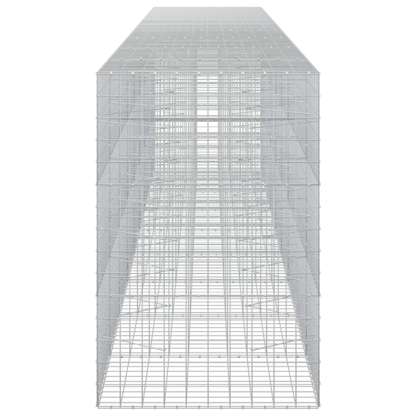 vidaXL Γκαμπιόν με σύρμα 5 mm και πλέγμα 10x10 cm 850x100x150 εκ