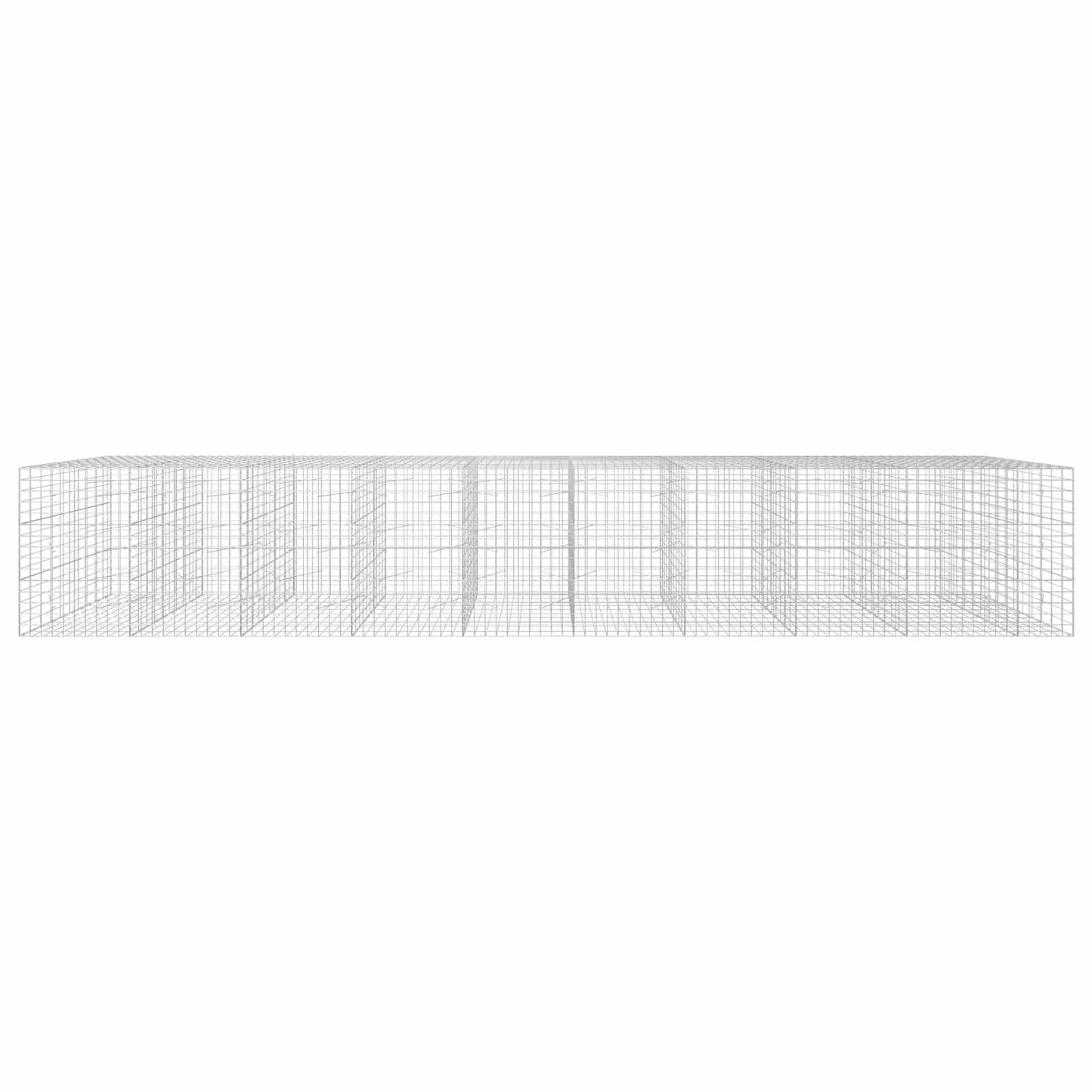vidaXL Γκαμπιόν με σύρμα 5 mm και πλέγμα 10x10 cm 950x100x150 εκ.