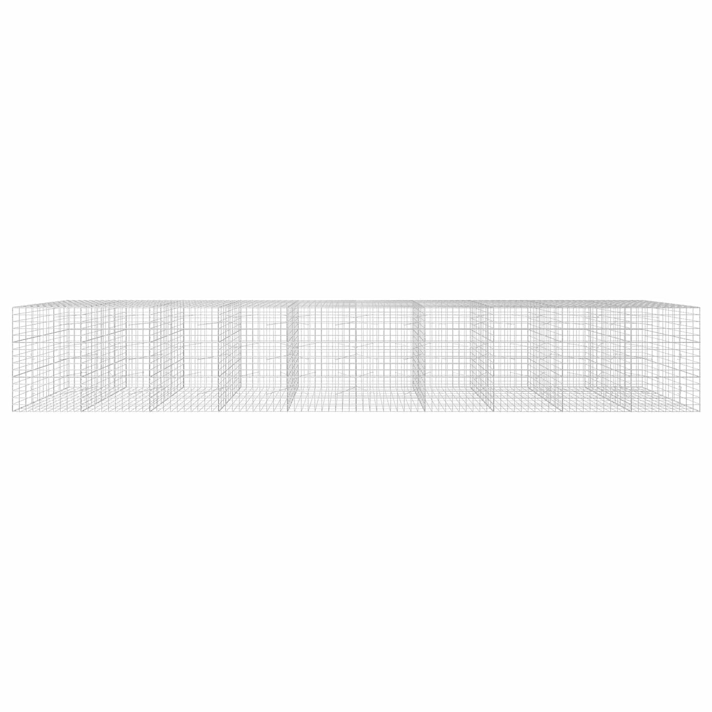 vidaXL Γκαμπιόν με σύρμα 5 mm και πλέγμα 10x10 cm 1000x100x150 εκ.