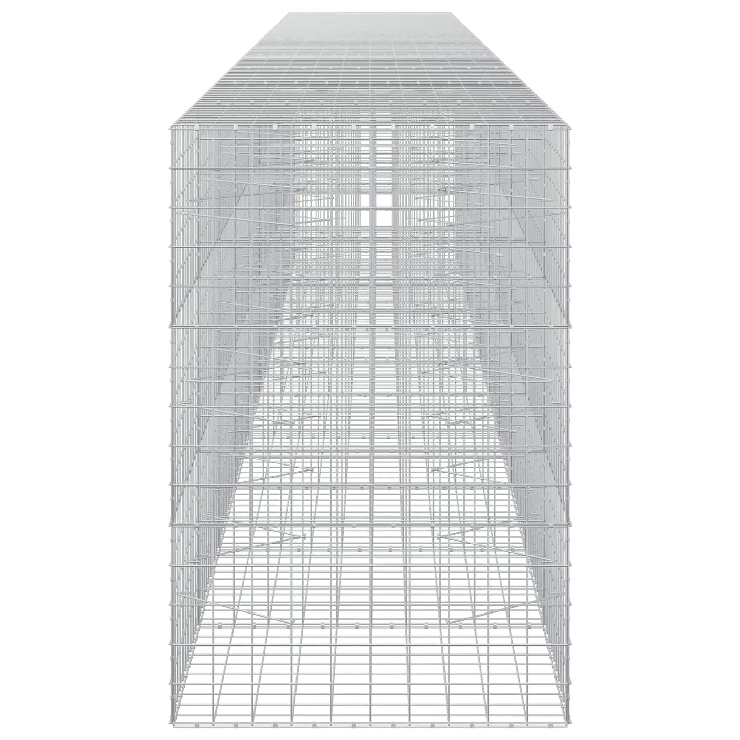 vidaXL Γκαμπιόν με σύρμα 5 mm και πλέγμα 10x10 cm 1000x100x150 εκ.