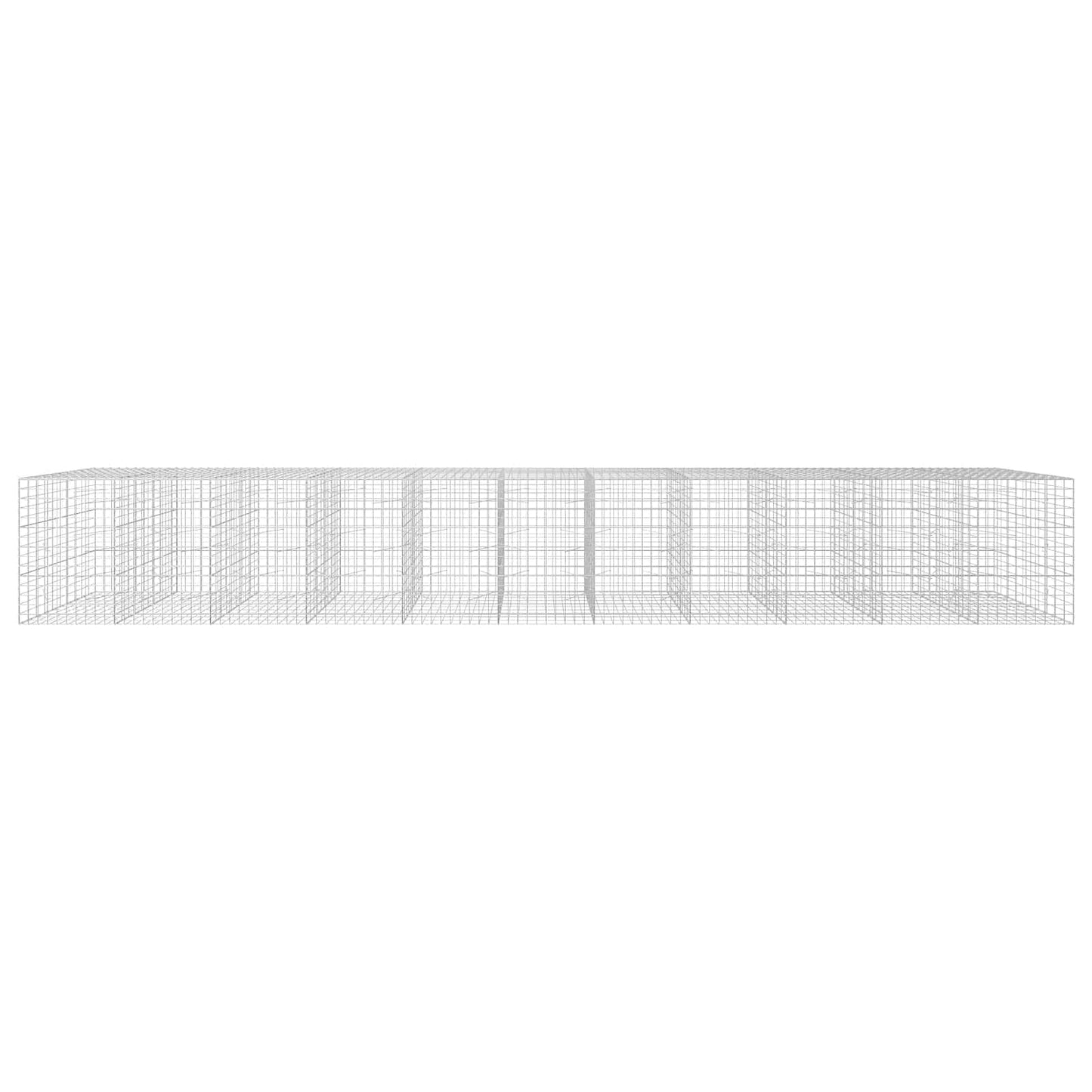 vidaXL Γκαμπιόν με σύρμα 5 mm και πλέγμα 10x10 cm 1100x100x150 εκ.