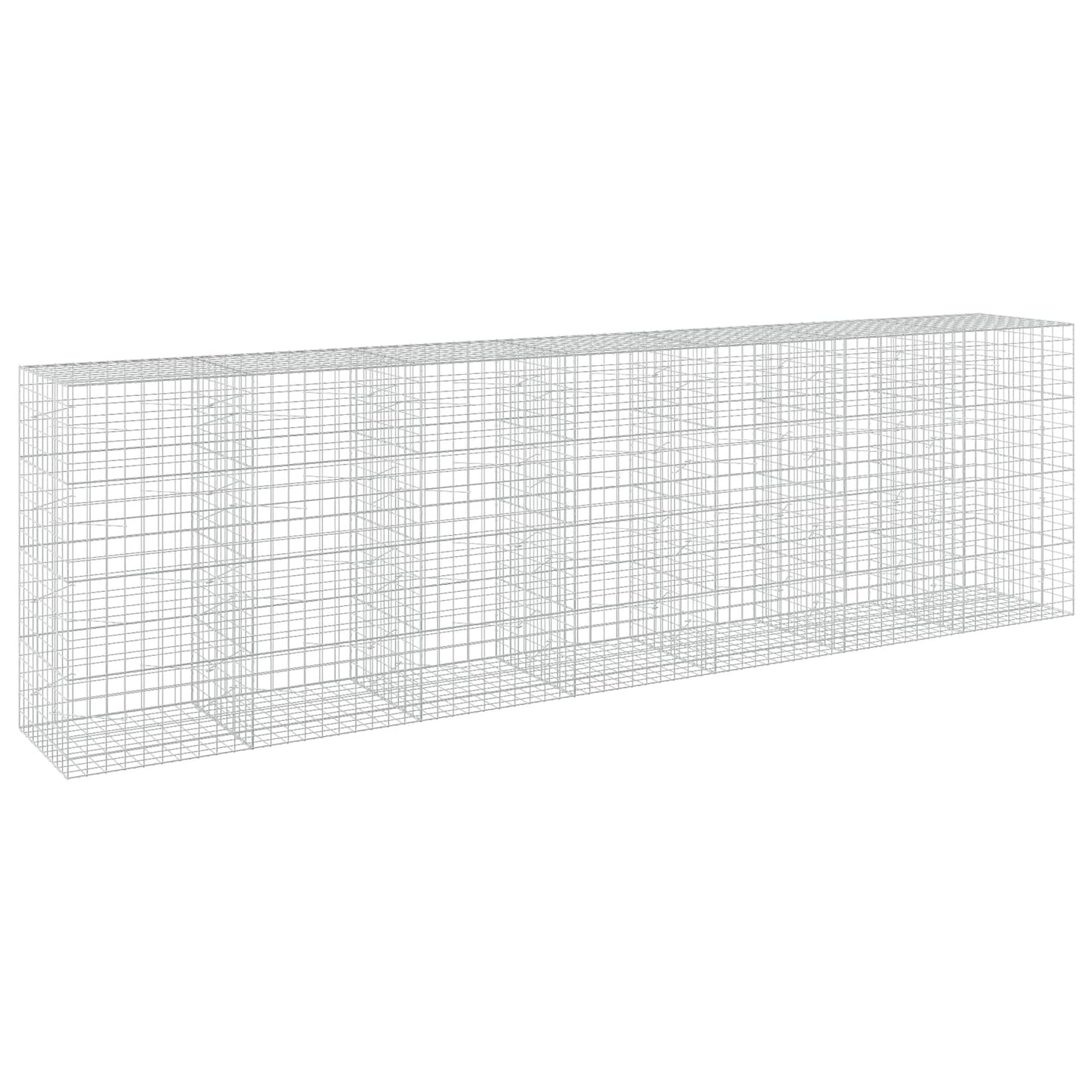 vidaXL Γκαμπιόν με σύρμα 5 mm και πλέγμα 10x10 cm 700x100x200 εκ.