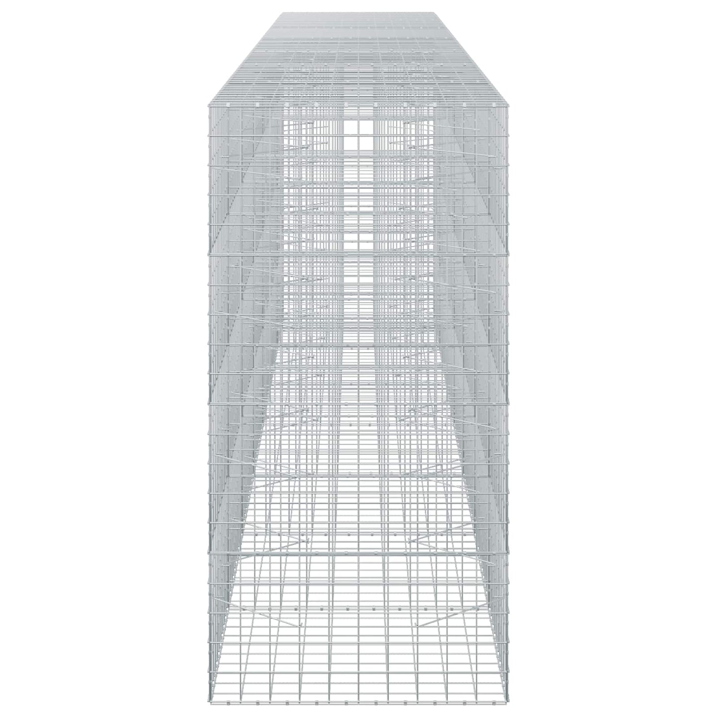vidaXL Γκαμπιόν με σύρμα 5 mm και πλέγμα 10x10 cm 700x100x200 εκ.