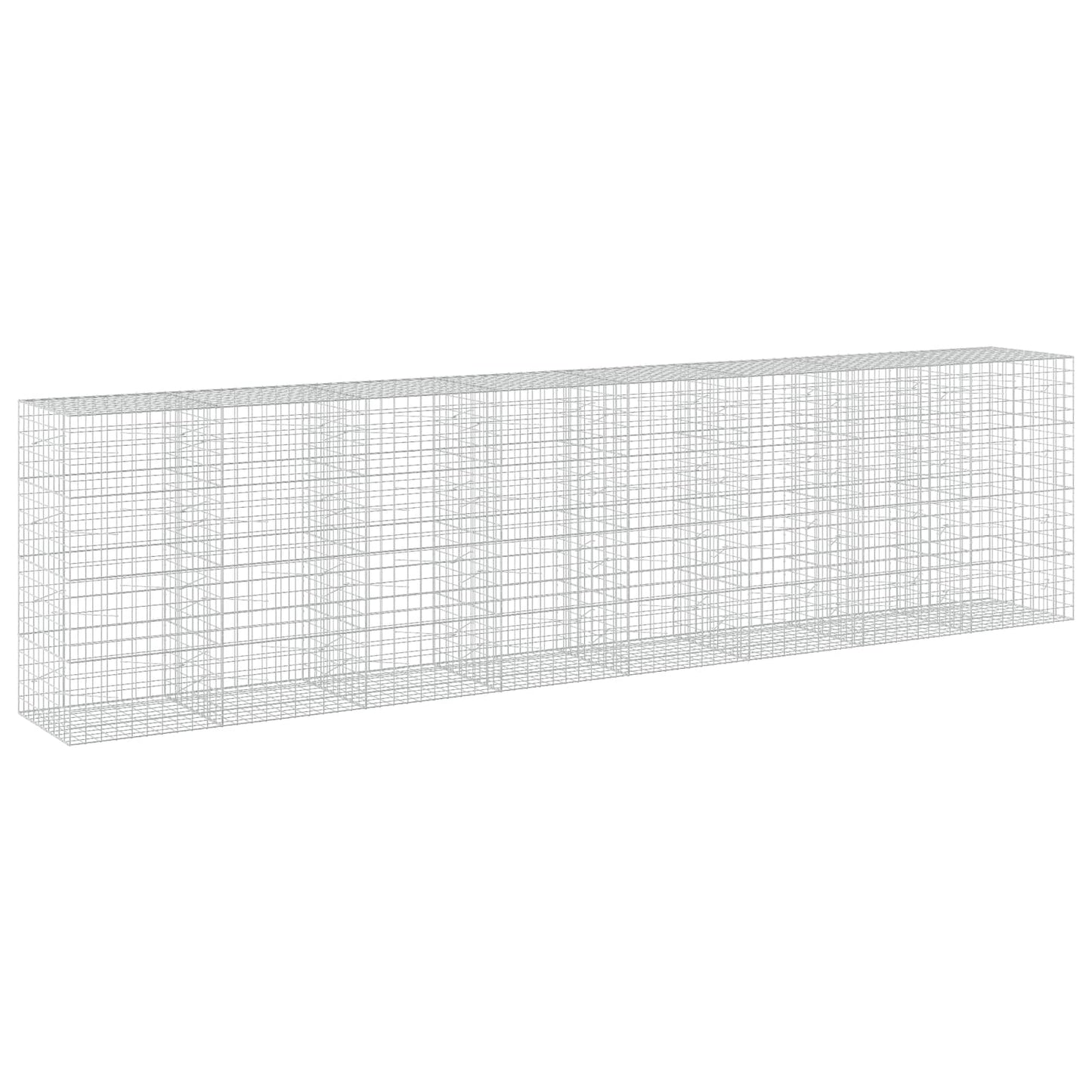 vidaXL Γκαμπιόν με σύρμα 5 mm και πλέγμα 10x10 cm 800x100x200 εκ
