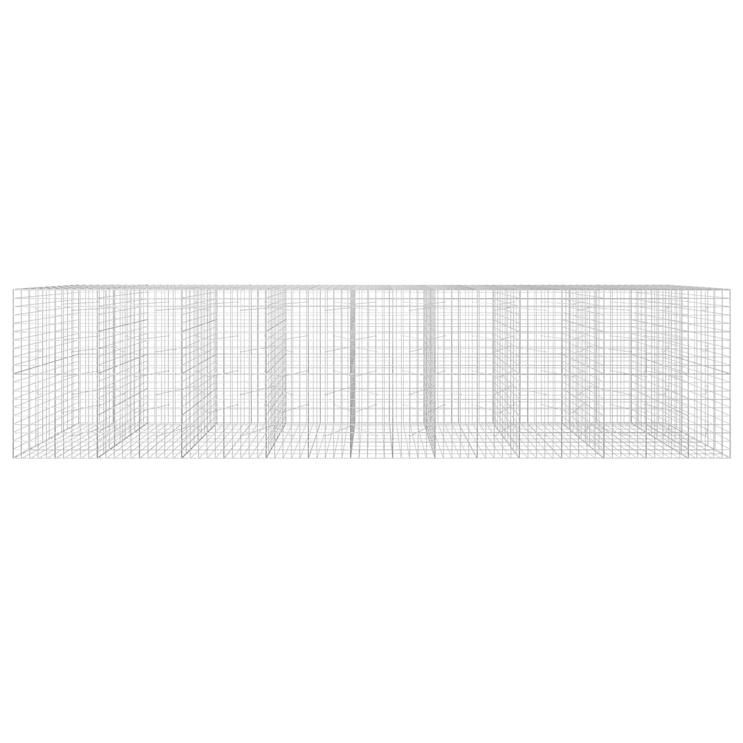 vidaXL Γκαμπιόν με σύρμα 5 mm και πλέγμα 10x10 cm 850x100x200 εκ
