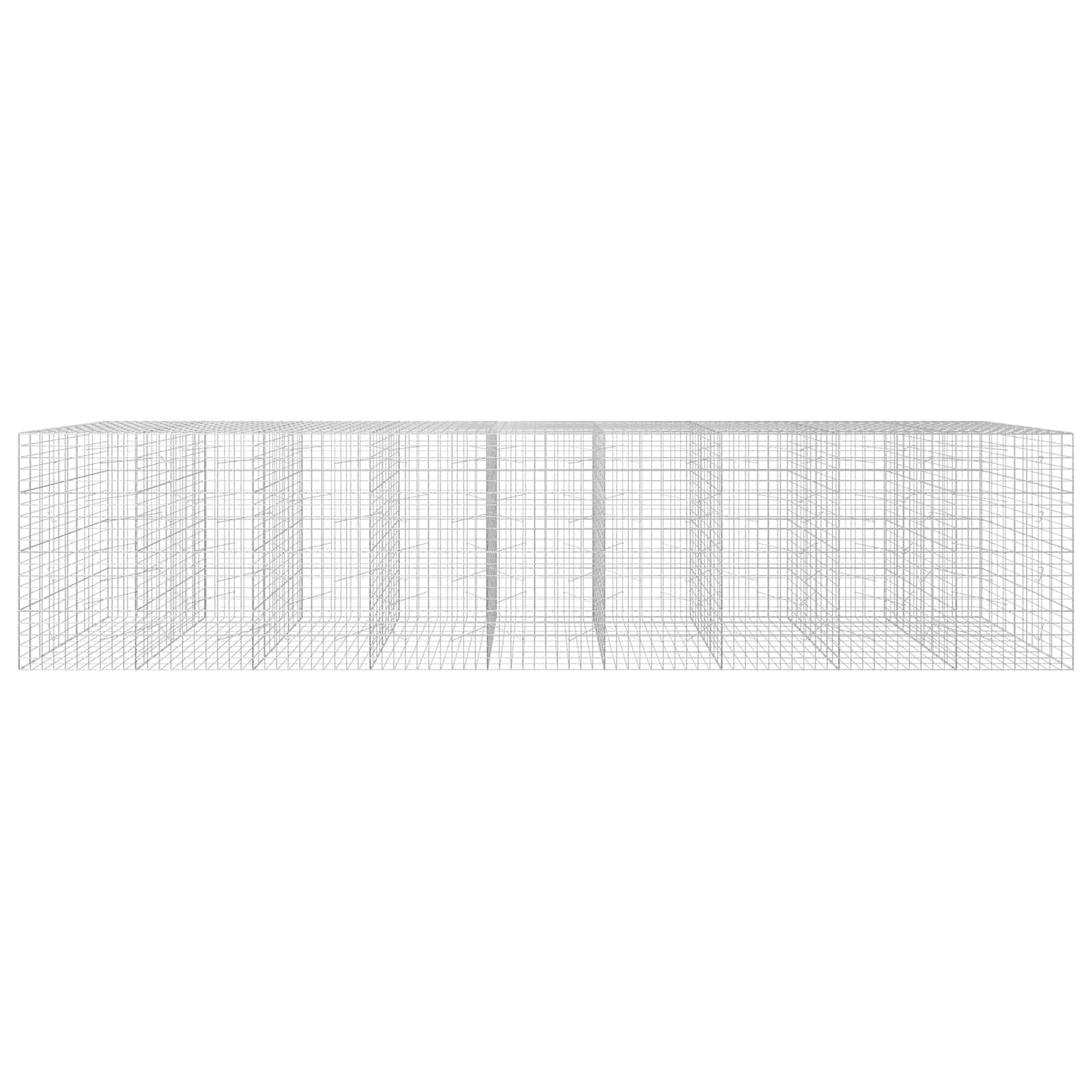 vidaXL Γκαμπιόν με σύρμα 5 mm και πλέγμα 10x10 cm 900x100x200 εκ