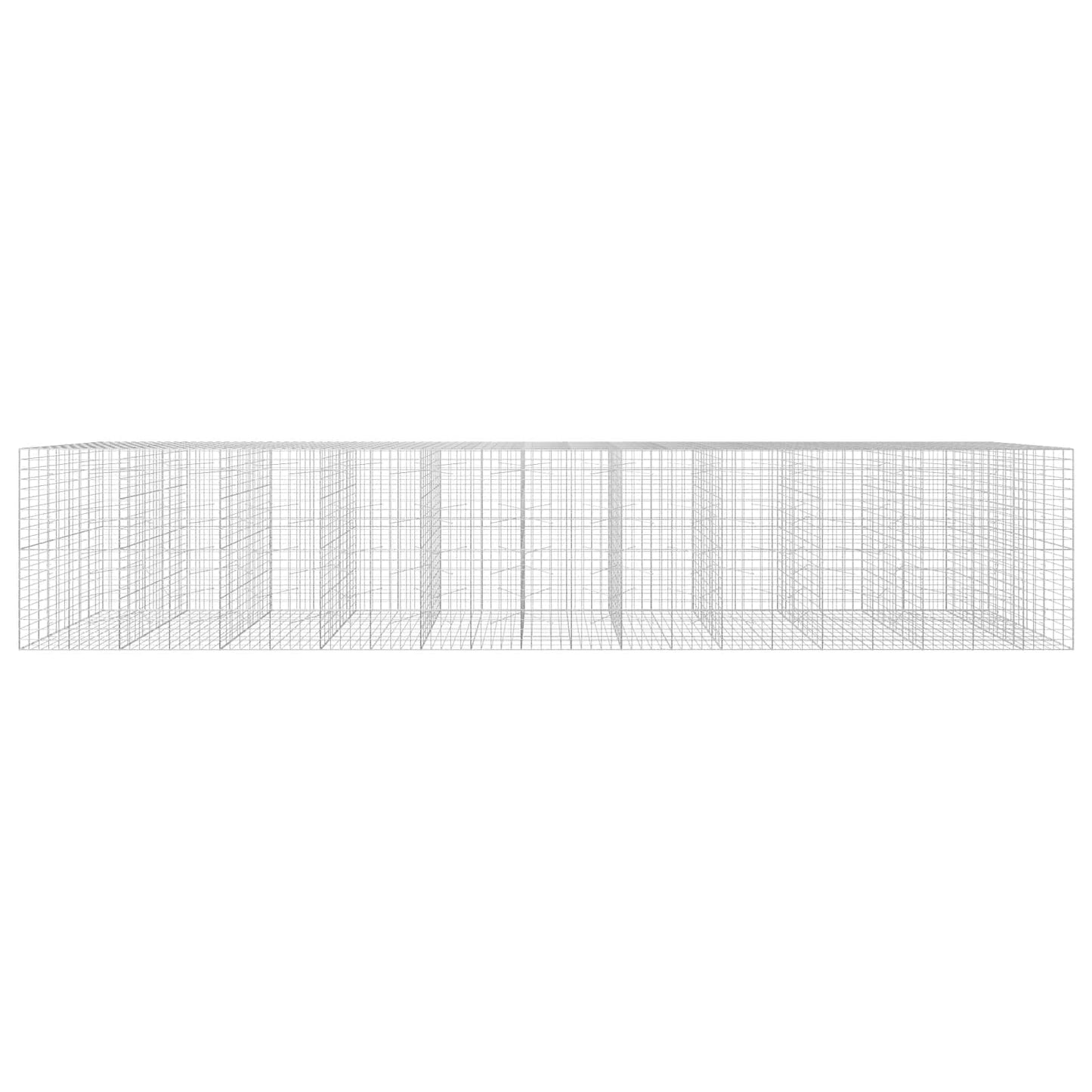 vidaXL Γκαμπιόν με σύρμα 5 mm και πλέγμα 10x10 cm 1050x100x200 εκ.