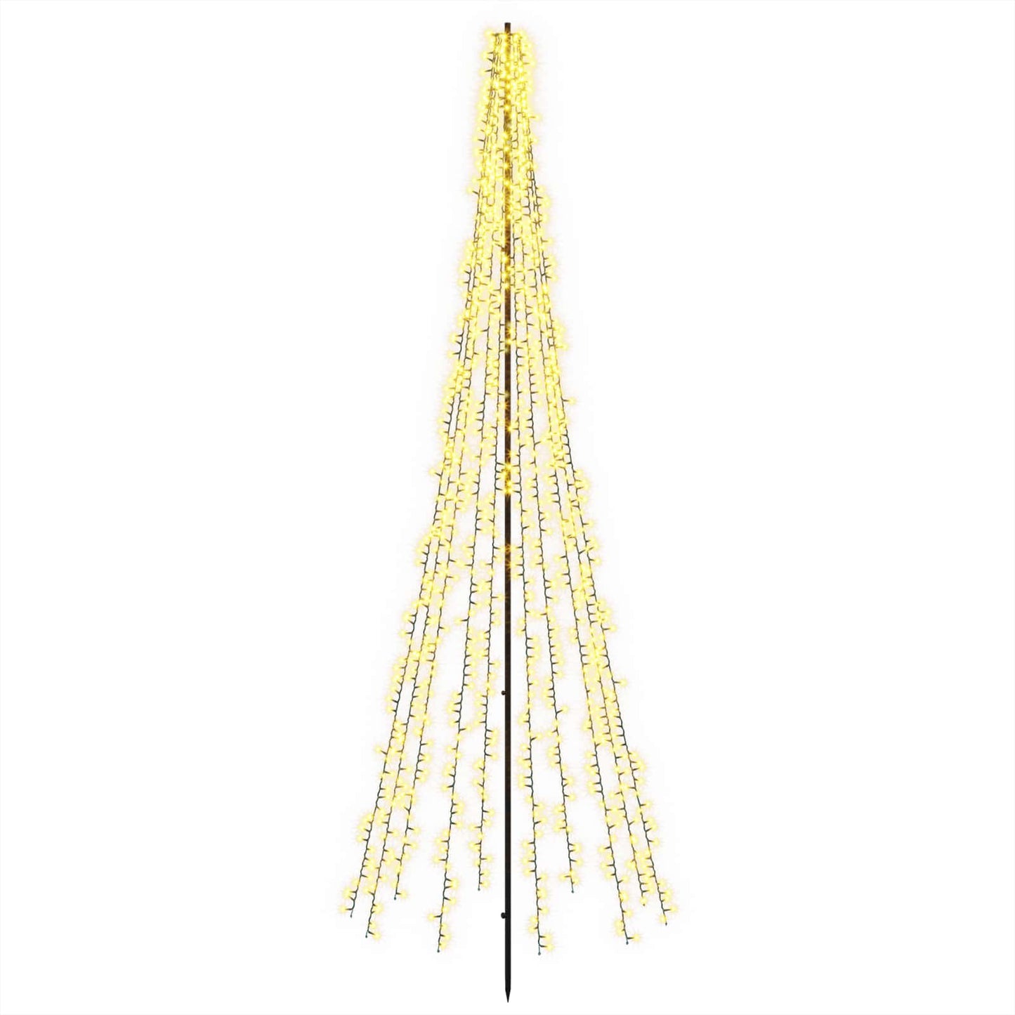 vidaXL LED Χριστουγεννιάτικο Δέντρο 285 εκ. 1550 LED Θερμό λευκό