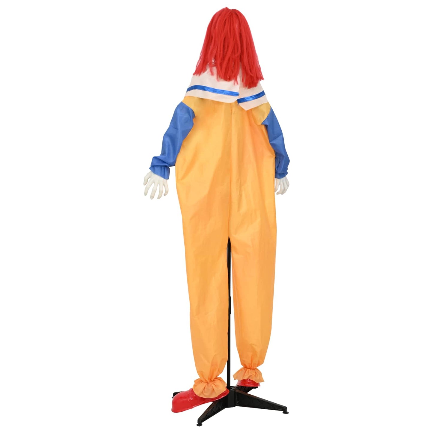 vidaXL Τρομακτικός κλόουν Halloween SPOOKA Κίτρινο και Μπλε