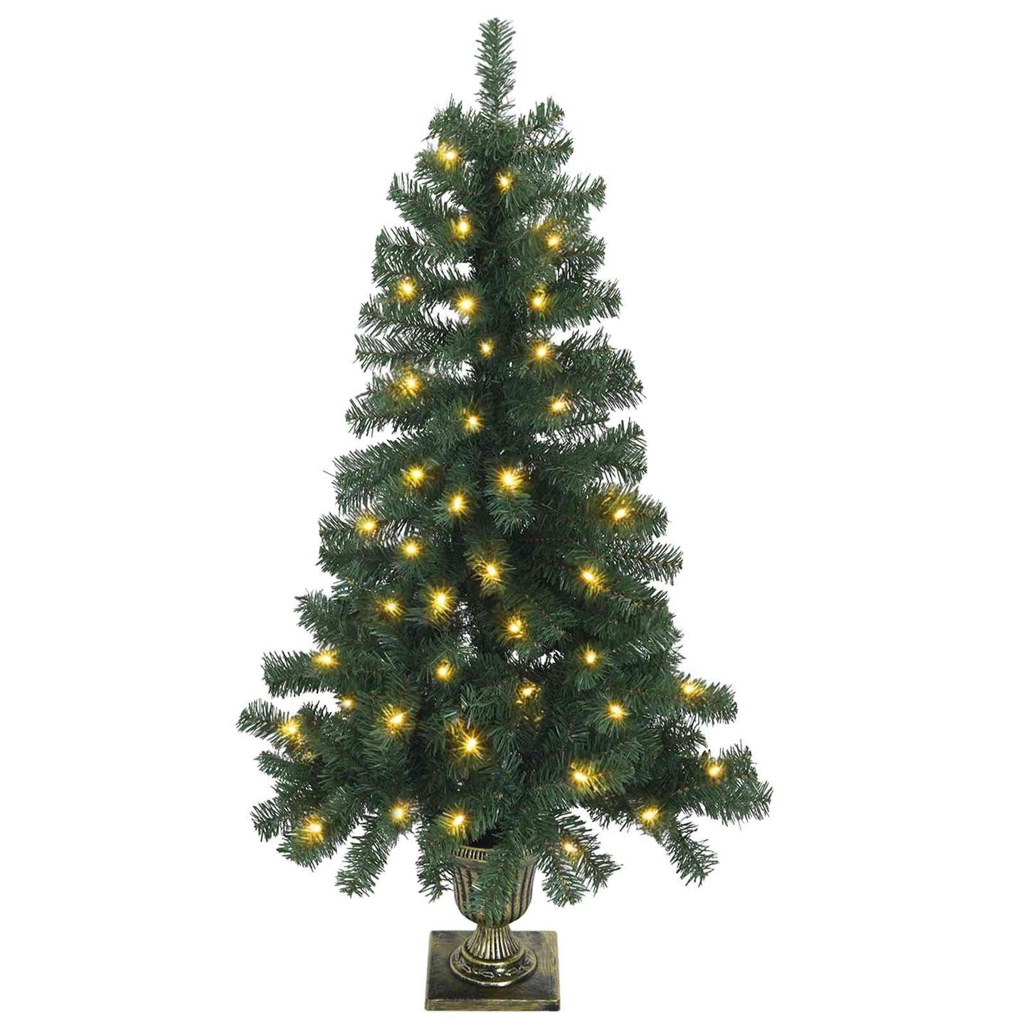 vidaXL Σετ μίνι χριστουγεννιάτικο δέντρο 120 εκ. 275 LED Θερμό λευκό