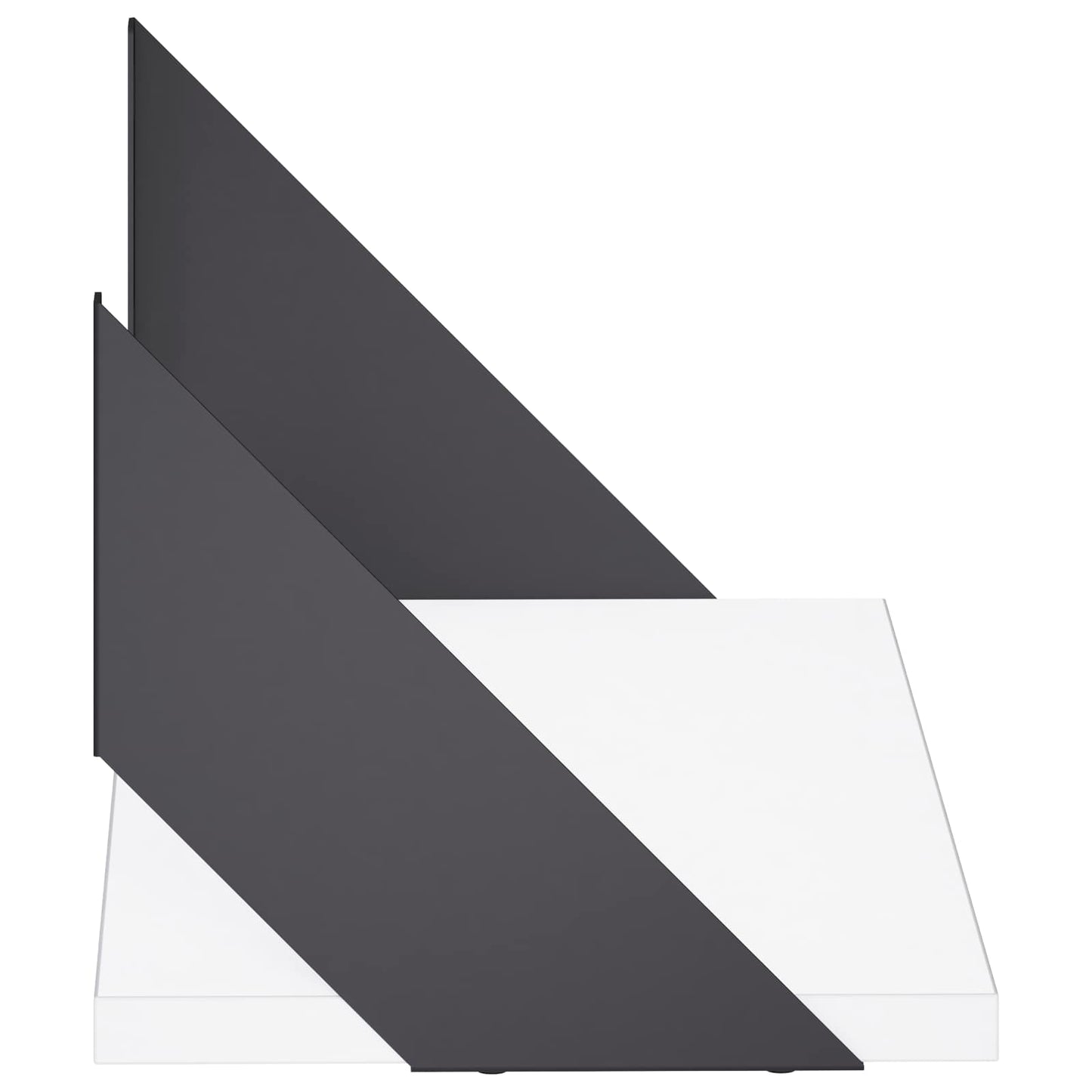 vidaXL Ράφια Τοίχου 4 τμχ. Λευκό 50 x 20 x 17 cm