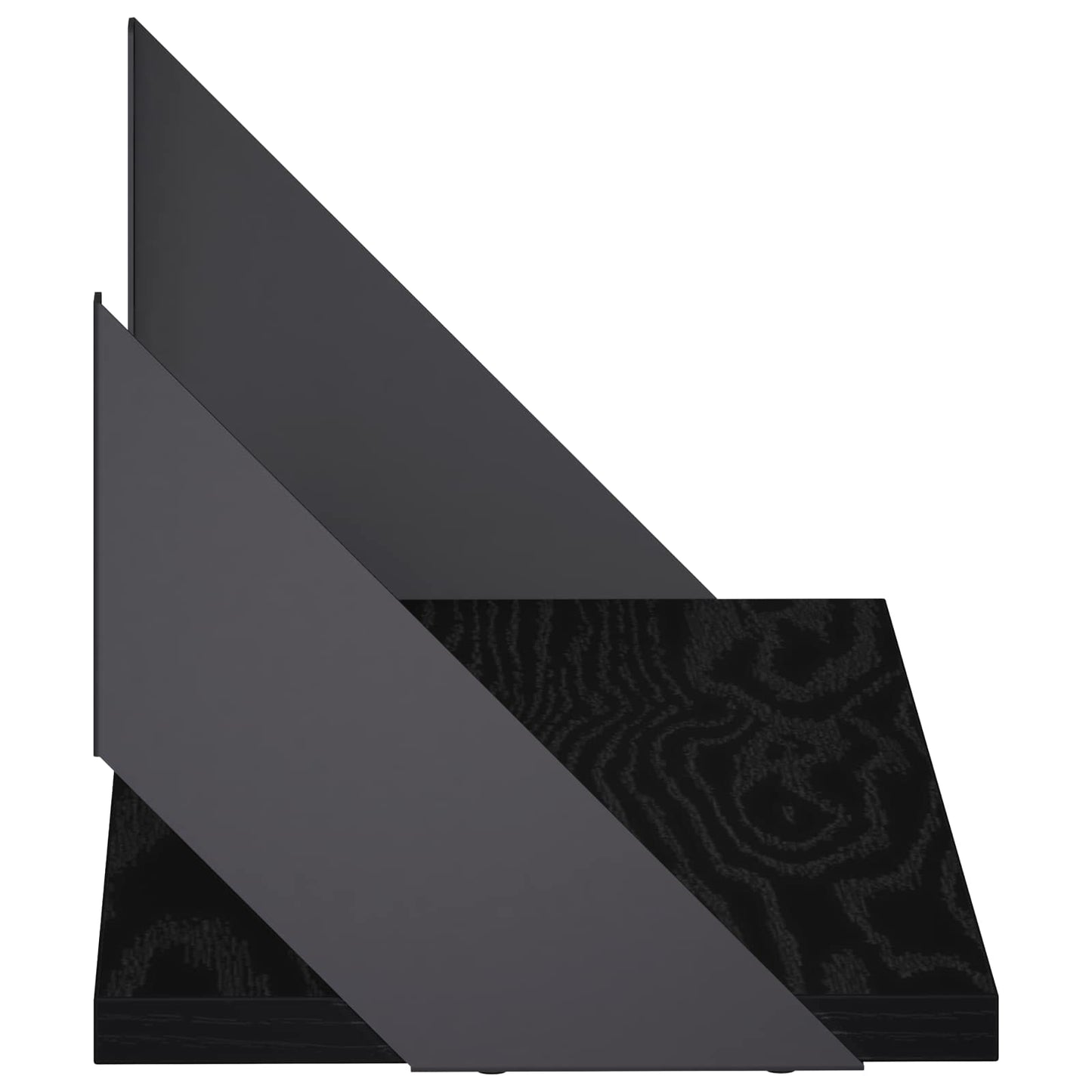 vidaXL Ράφια Τοίχου 4 τμχ. Μαύρη Δρυς 50 x 20 x 17 cm