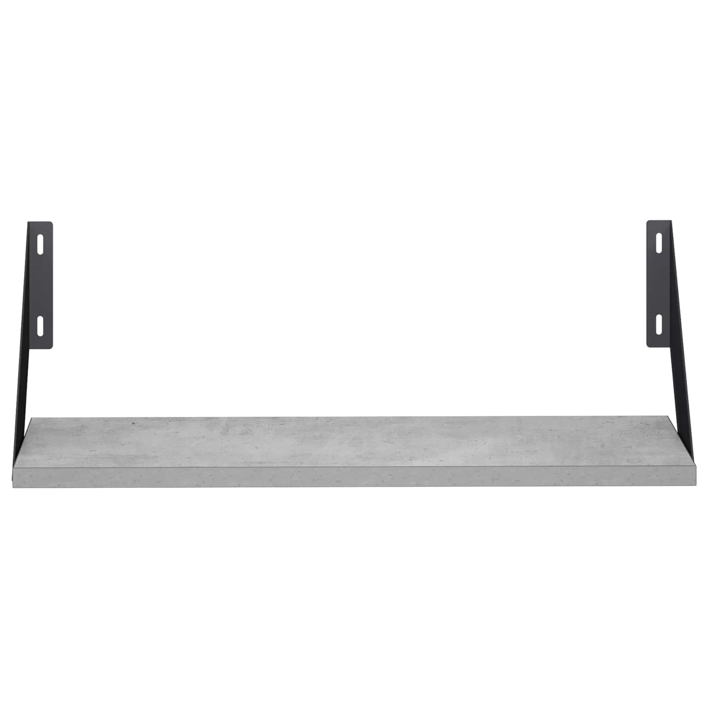 vidaXL Ράφια Τοίχου 2 τμχ. Γκρι Σκυροδέματος 50 x 20 x 17 cm