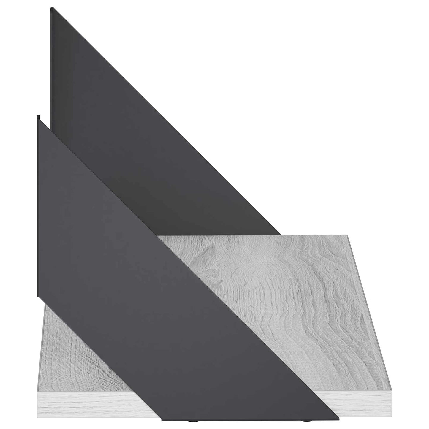 vidaXL Ράφια Τοίχου 4 τμχ. Γκρι Sonoma 50 x 20 x 17 cm