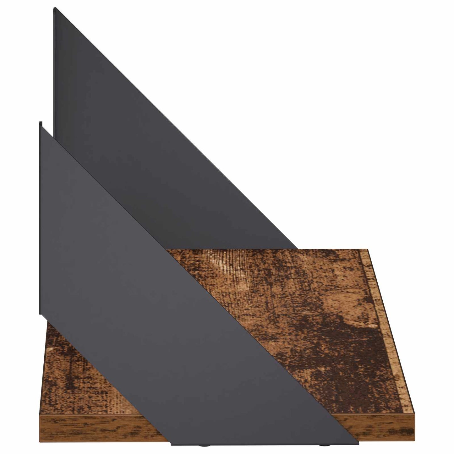 vidaXL Ράφια Τοίχου 2 τμχ. Παλαιωμένο ξύλο 50 x 20 x 17 cm