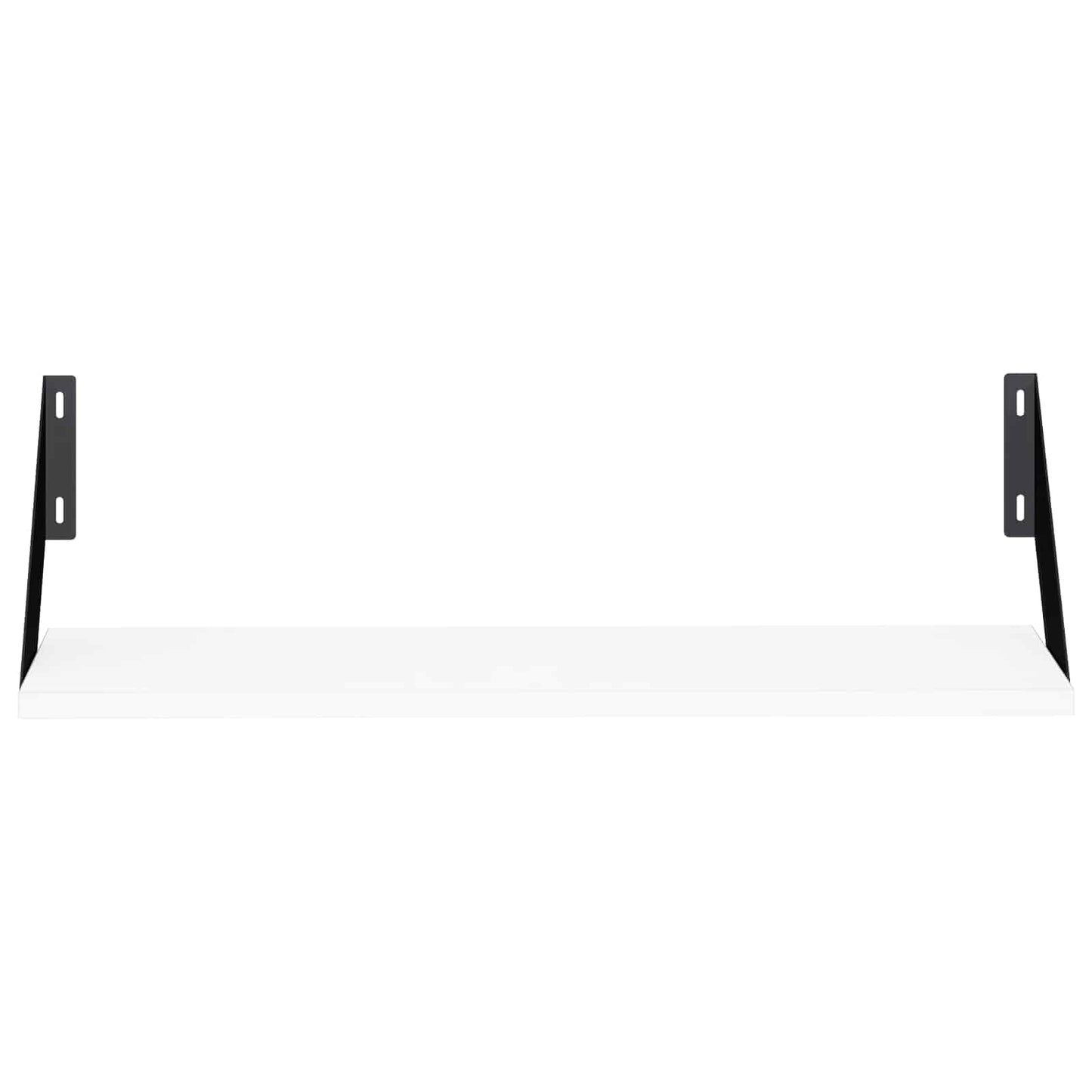 vidaXL Ράφια Τοίχου 2 τμχ. Λευκό 60 x 20 x 17 cm
