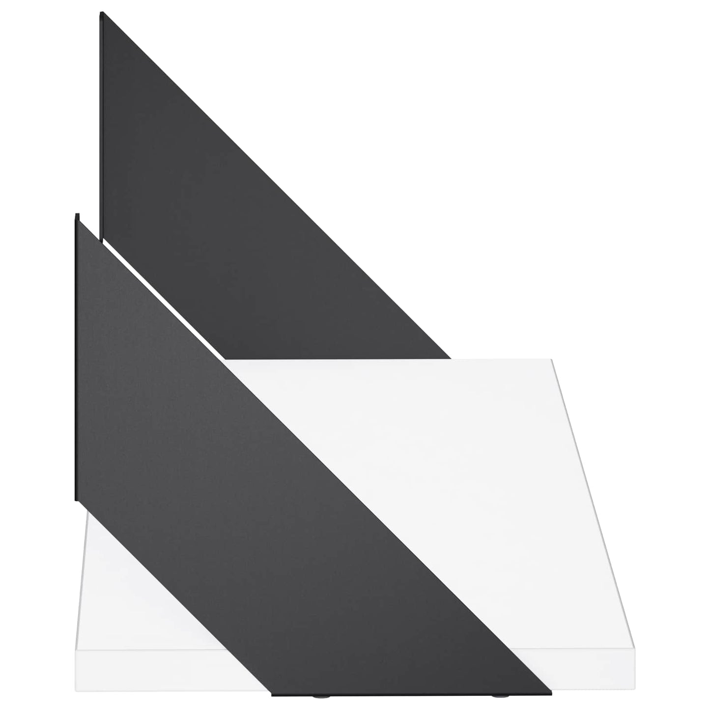vidaXL Ράφια Τοίχου 4 τμχ. Λευκό 60 x 20 x 17 cm