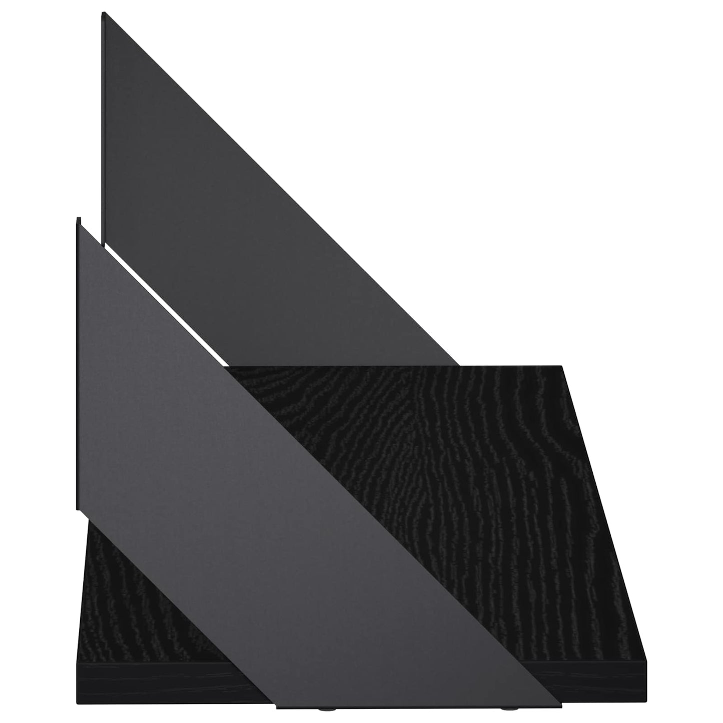 vidaXL Ράφια Τοίχου 2 τμχ. Μαύρη Δρυς 60 x 20 x 17 cm