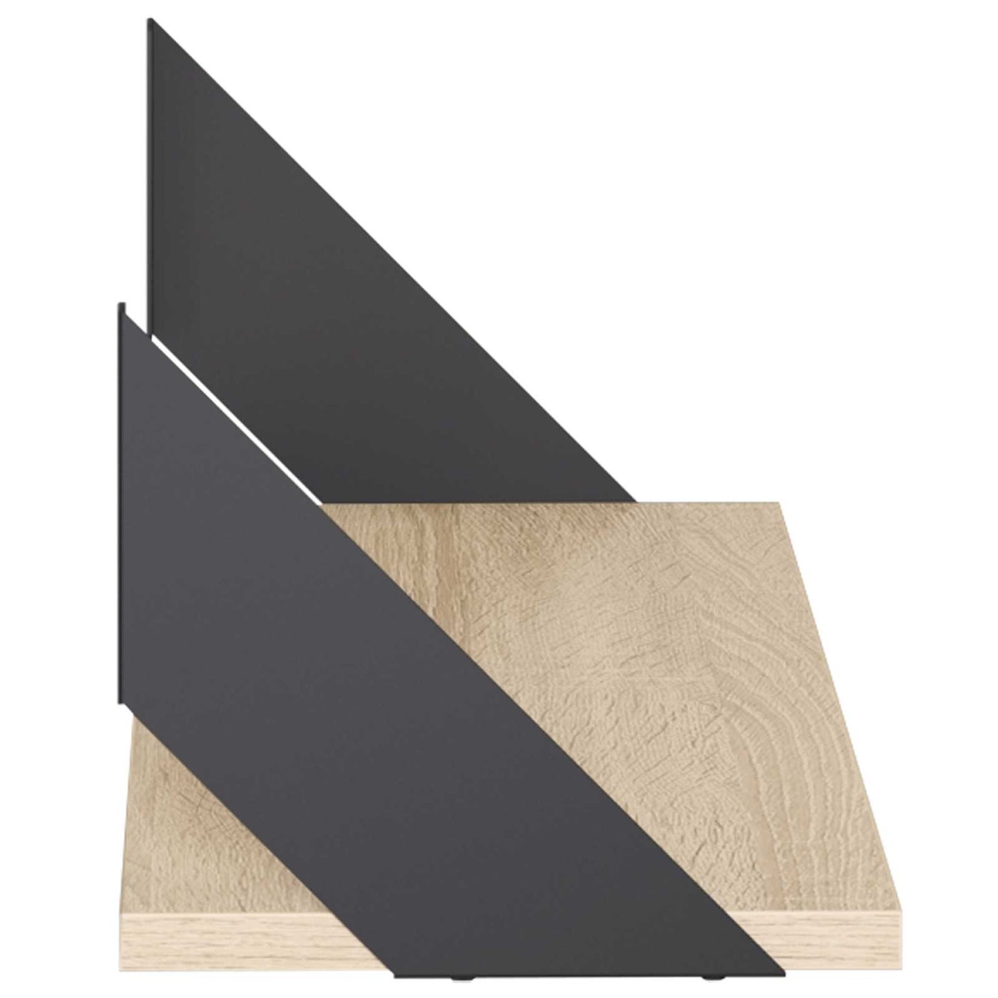 vidaXL Ράφια Τοίχου 2 τμχ. Sonoma Δρυς 60 x 20 x 17 cm