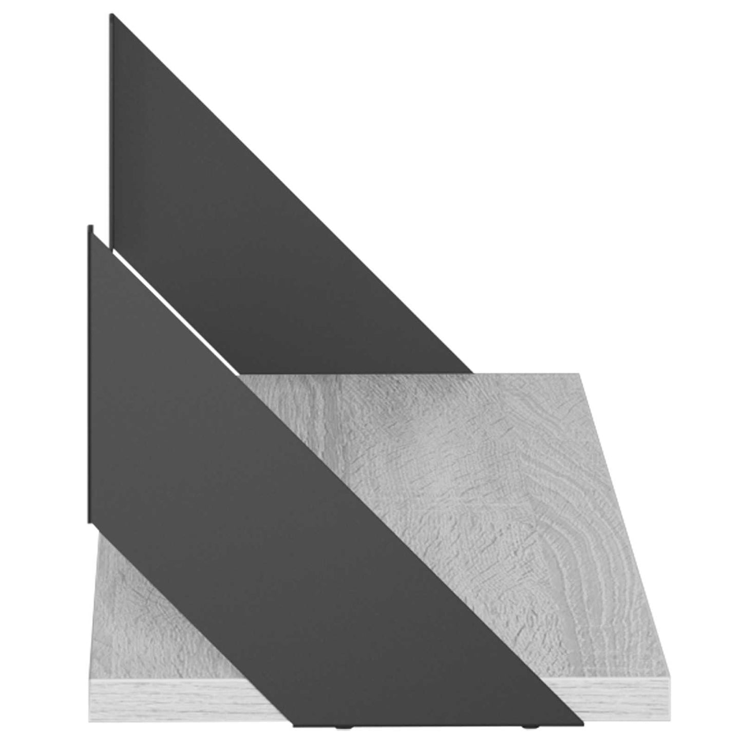 vidaXL Ράφια Τοίχου 2 τμχ. Γκρι Sonoma 60 x 20 x 17 cm