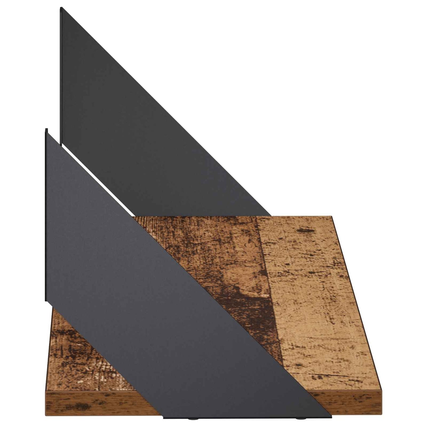 vidaXL Ράφια Τοίχου 2 τμχ. Παλαιωμένο ξύλο 60 x 20 x 17 cm