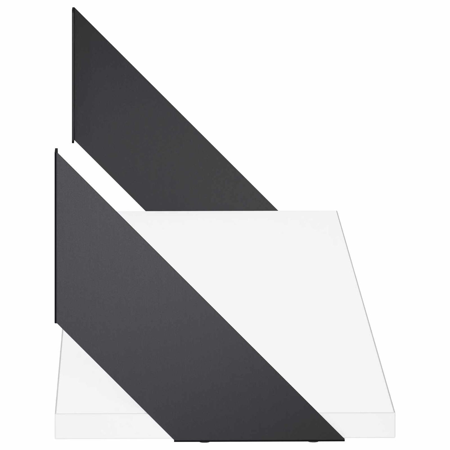vidaXL Ράφια Τοίχου 4 τμχ. Λευκό 70 x 20 x 17 cm