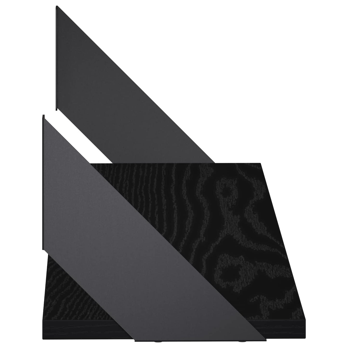 vidaXL Ράφια Τοίχου 2 τμχ. Μαύρη Δρυς 70 x 20 x 17 cm