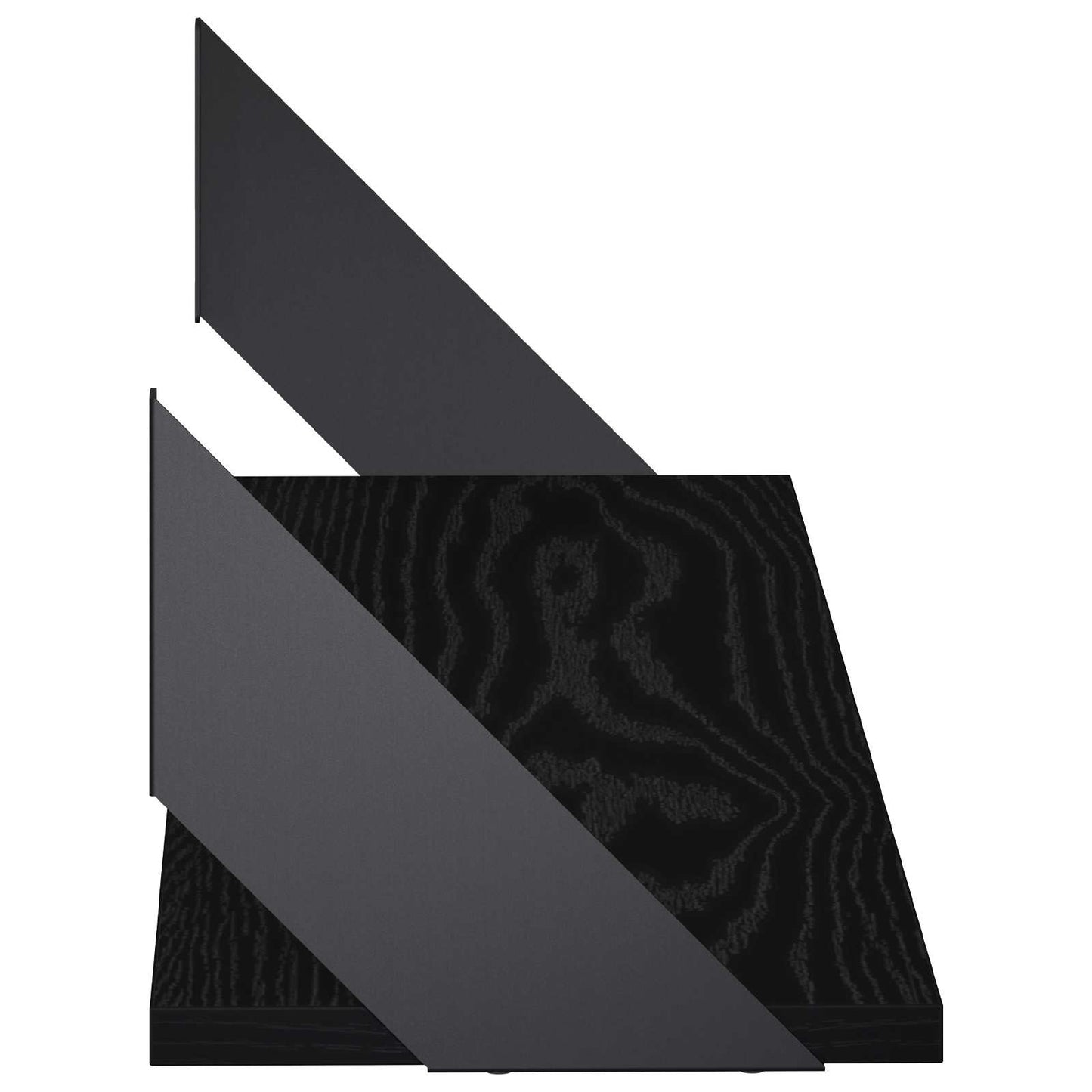 vidaXL Ράφια Τοίχου 4 τμχ. Μαύρη Δρυς 80 x 20 x 17 cm