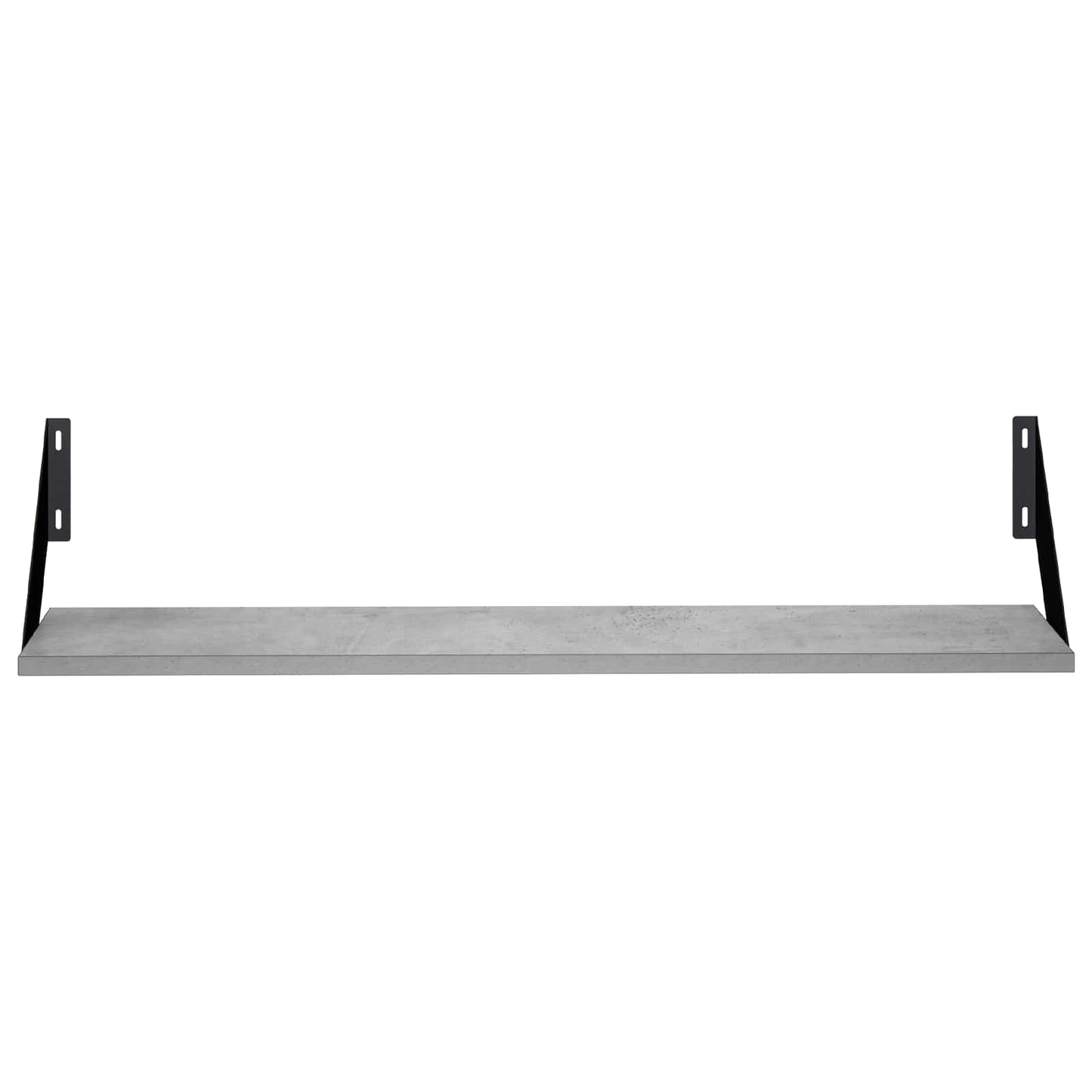 vidaXL Ράφια Τοίχου 2 τμχ. Γκρι Σκυροδέματος 80 x 20 x 17 cm