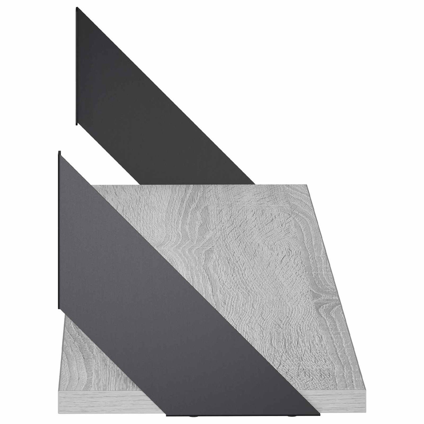 vidaXL Ράφια Τοίχου 2 τμχ. Γκρι Sonoma 80 x 20 x 17 cm