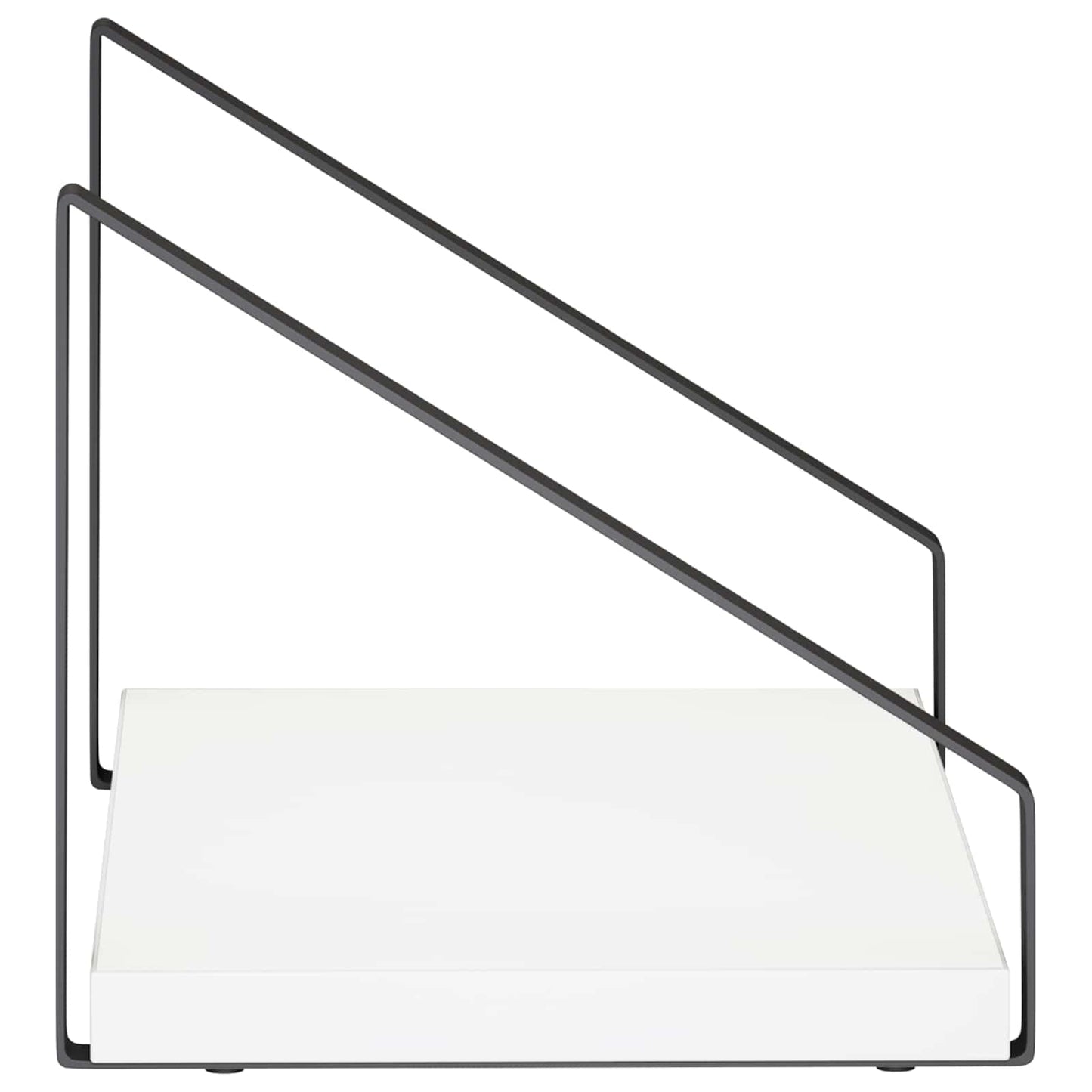vidaXL Ράφια Τοίχου 2 τμχ. Λευκό 30 x 16 x 15,5 cm