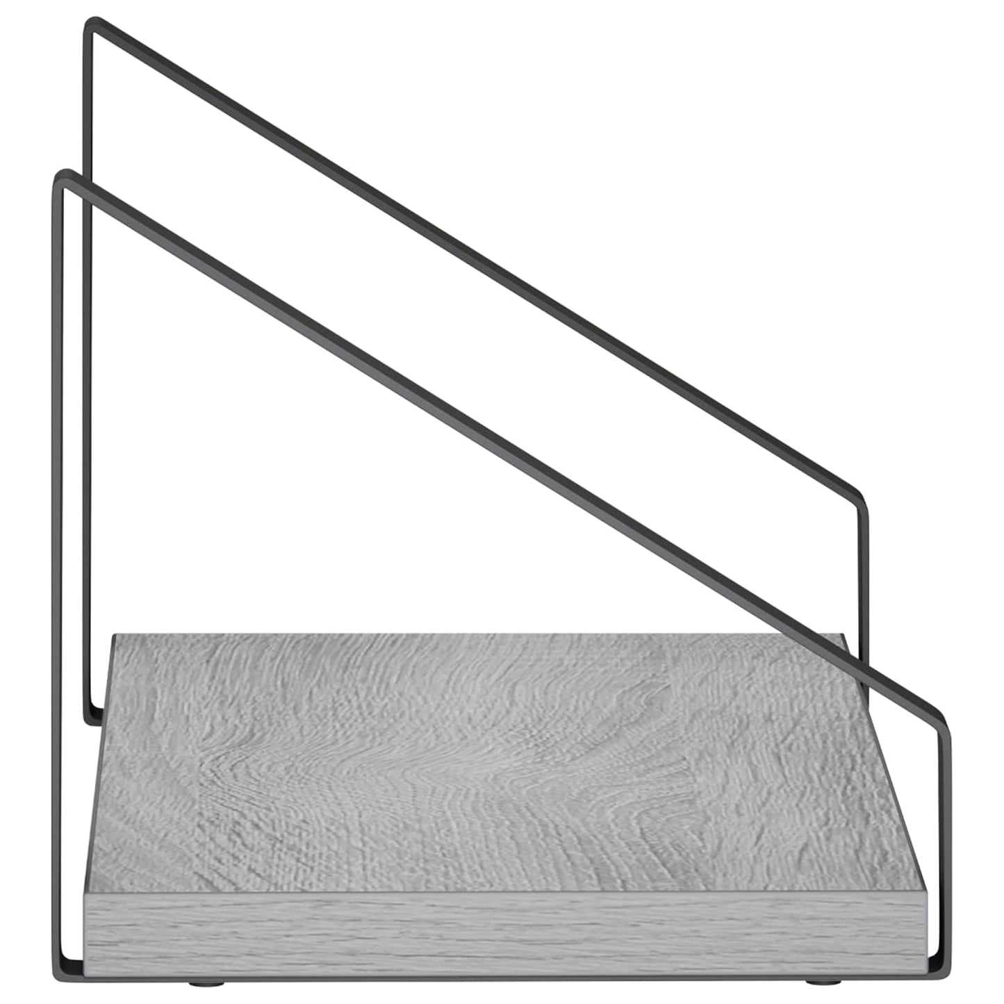 vidaXL Ράφια Τοίχου 2 τμχ. Γκρι Sonoma 30 x 16 x 15,5 cm