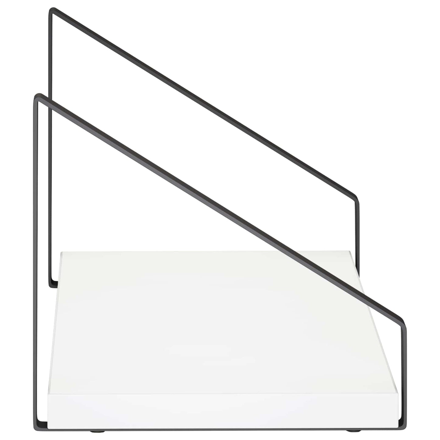 vidaXL Ράφια Τοίχου 4 τμχ. Λευκό 40 x 16 x 15,5 cm