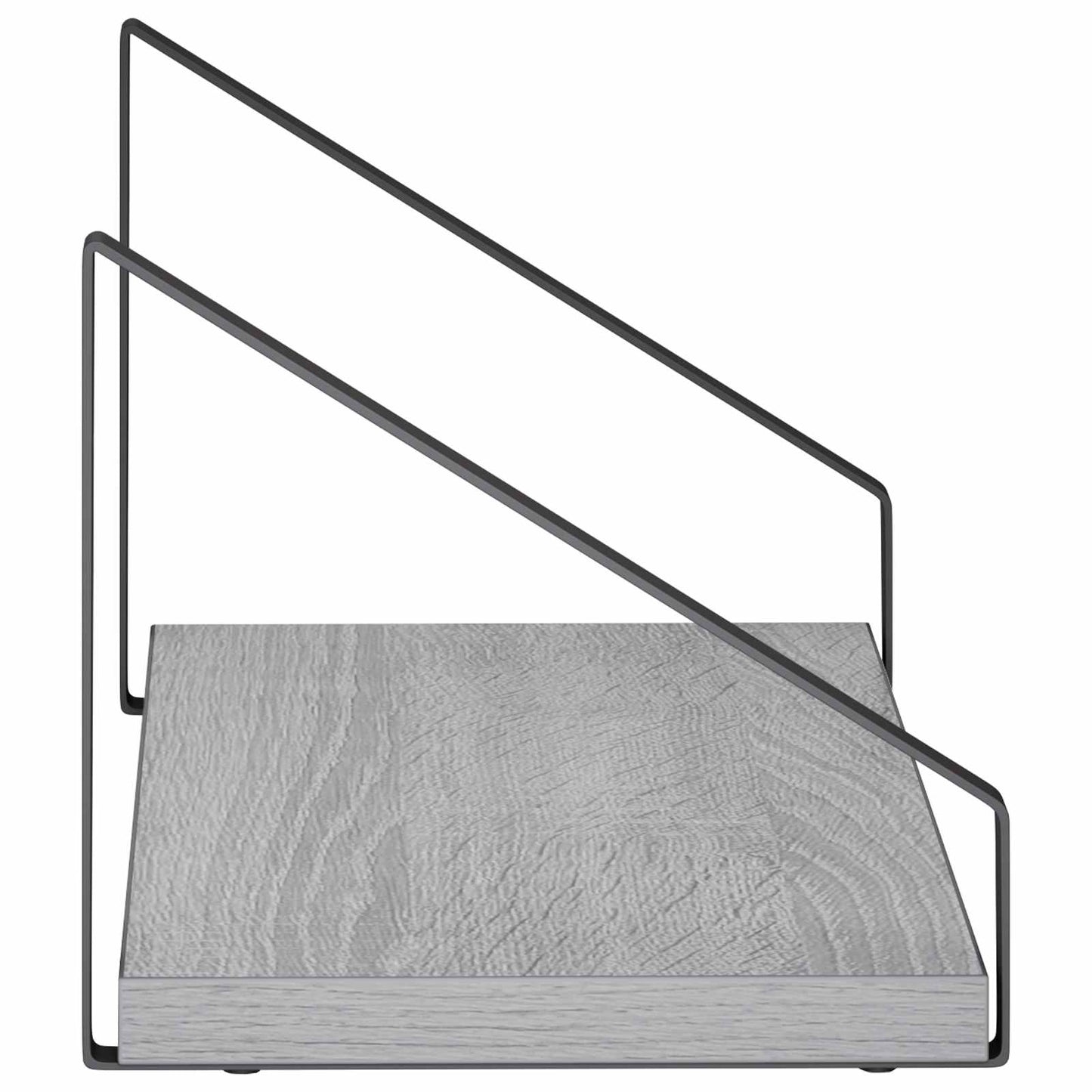 vidaXL Ράφια Τοίχου 4 τμχ. Γκρι Sonoma 40 x 16 x 15,5 cm