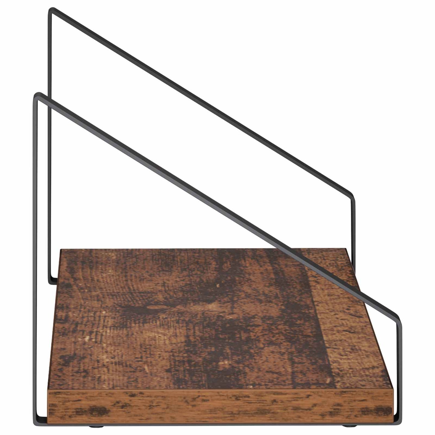 vidaXL Ράφια Τοίχου 4 τμχ. Παλαιωμένο ξύλο 40 x 16 x 15,5 cm